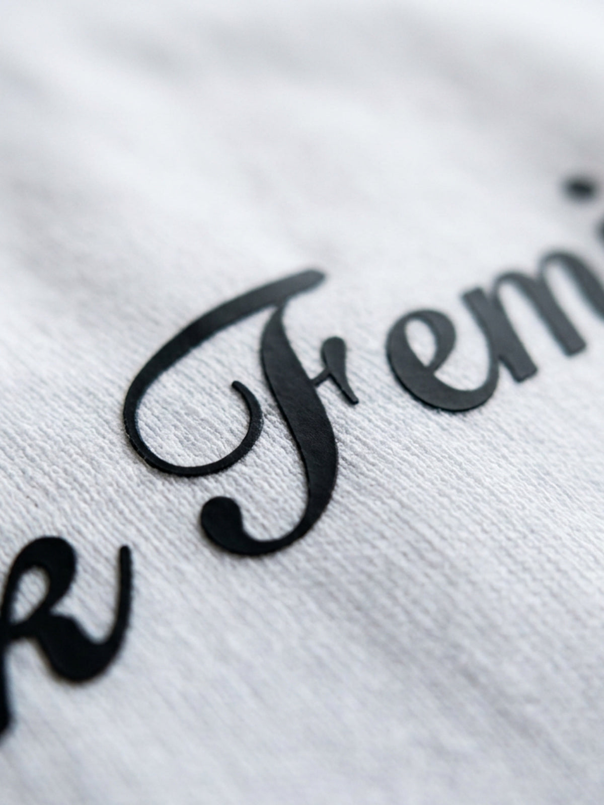 Dark Feminine Energy Tee in white, men's cut
