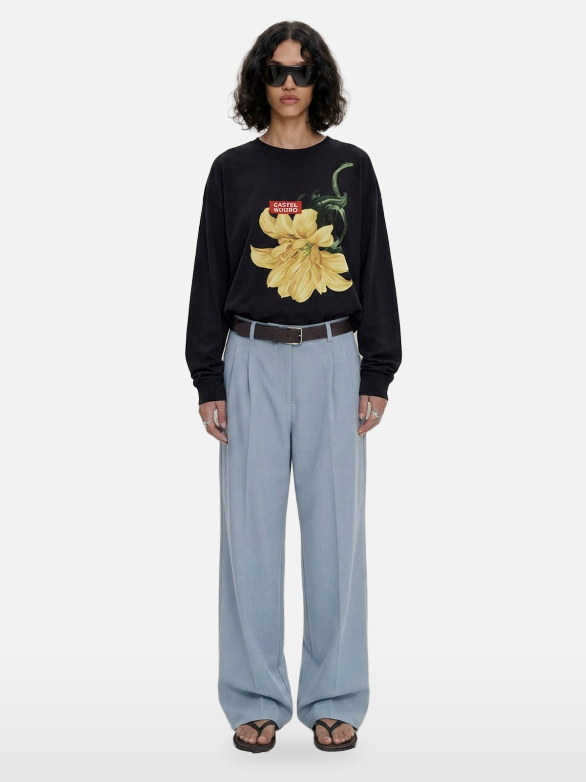 Ars Botanica Long Sleeve in black, women's cut