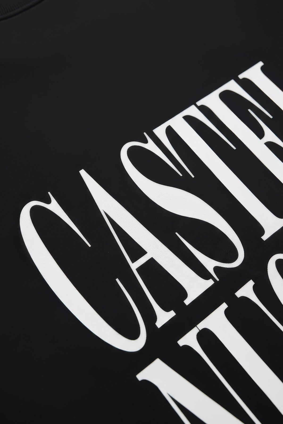 Badge Logo Crewneck in black, women's cut
