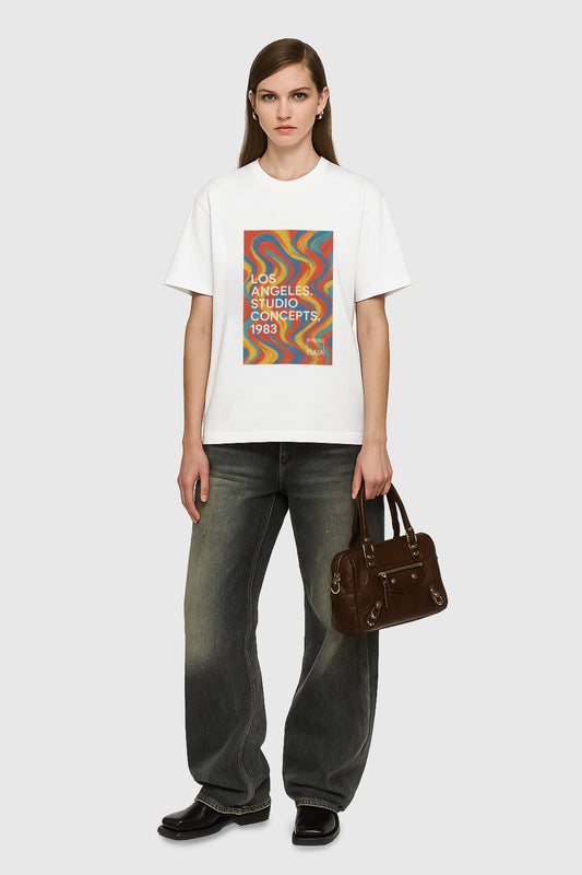 Studio Concepts Tee – LA 1983 - Red Marble