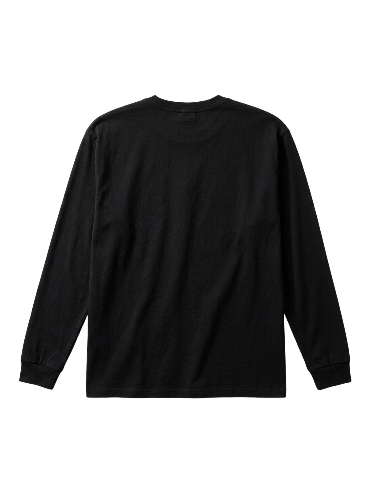 Ars Botanica Long Sleeve in black, men's cut, flat lay