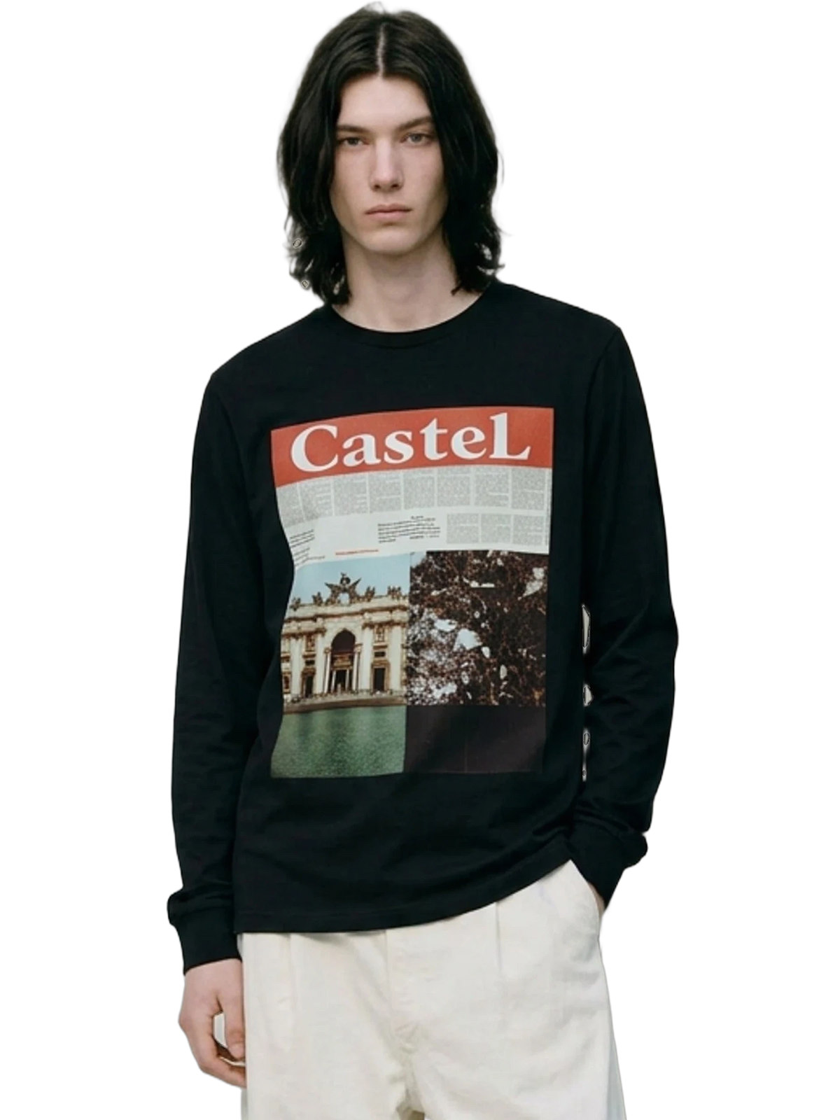 Ars Longa Long Sleeve in black, men's cut