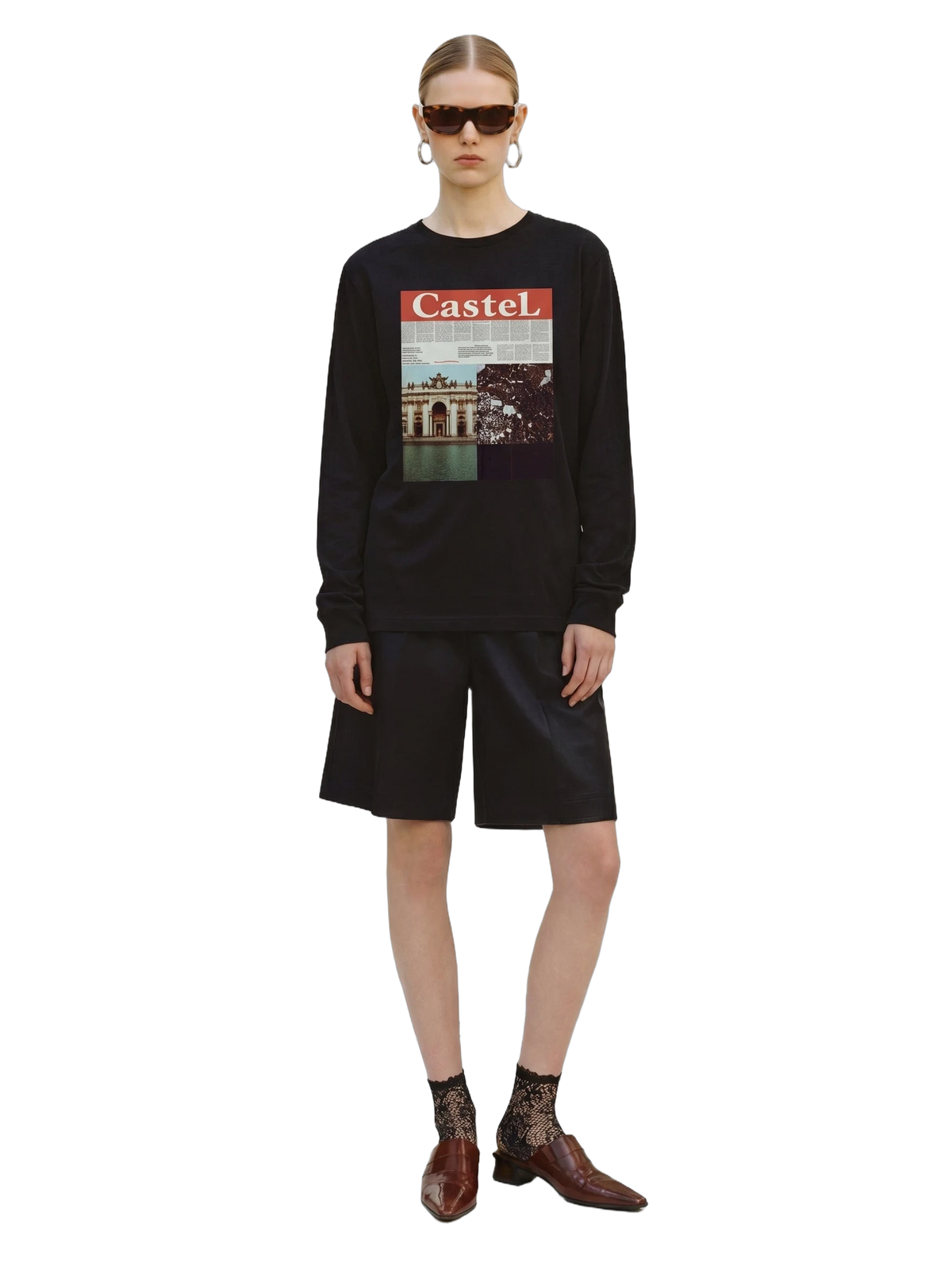 Ars Longa Long Sleeve in black, women's cut