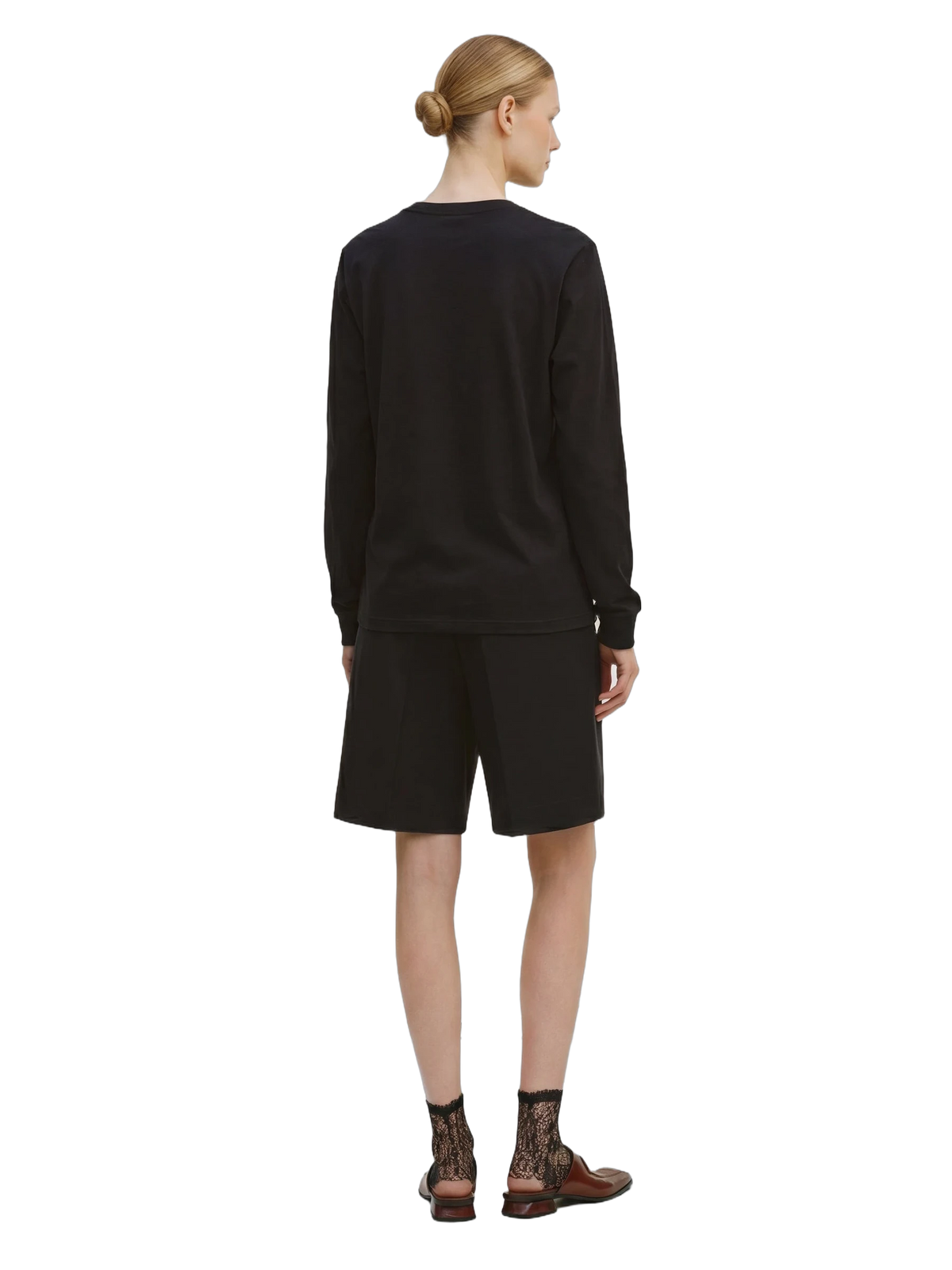 Ars Longa Long Sleeve in black, women's cut