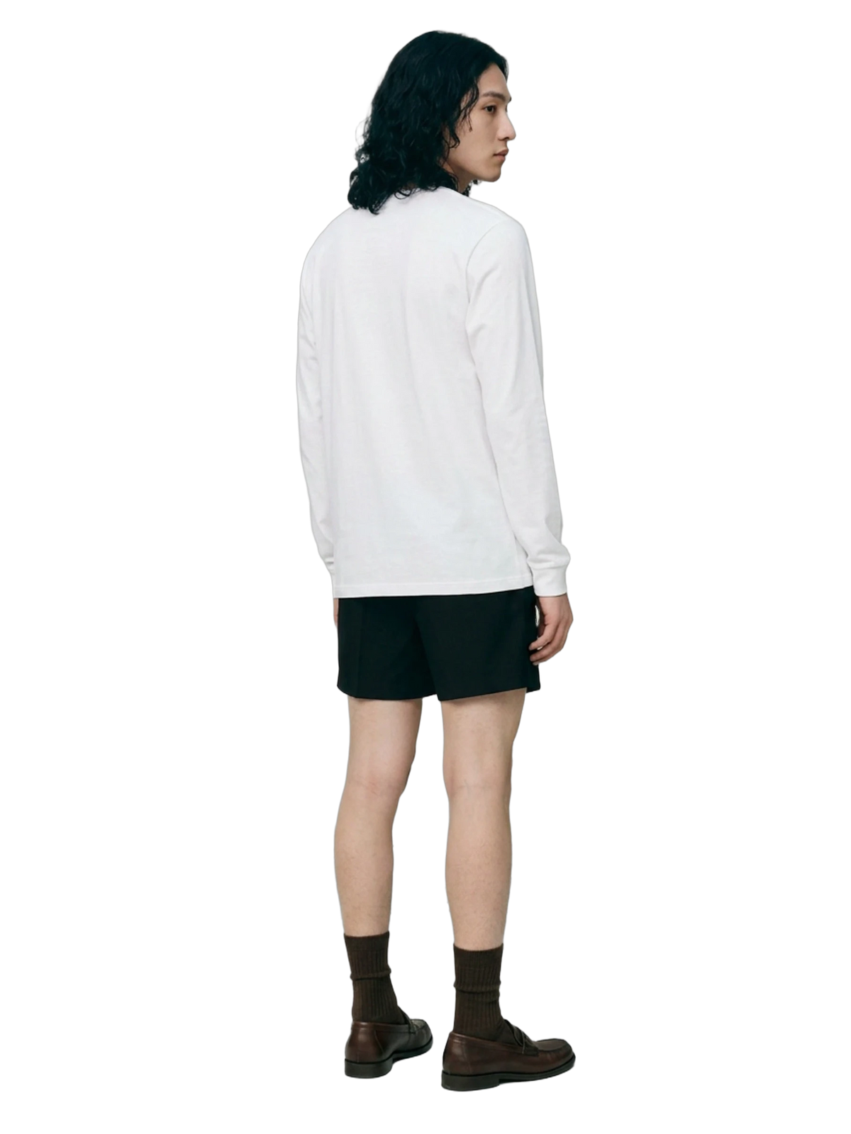 Ars Longa Long Sleeve in white, men's cut