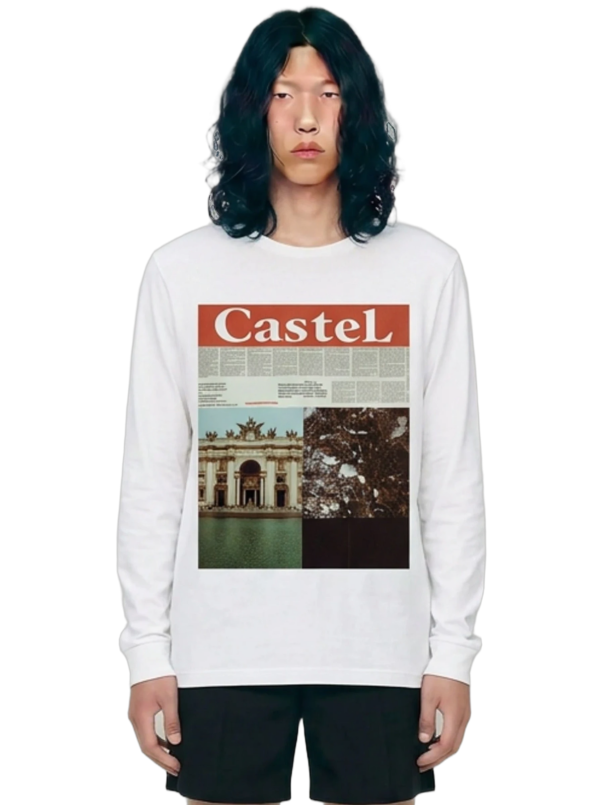 Ars Longa Long Sleeve in white, men's cut