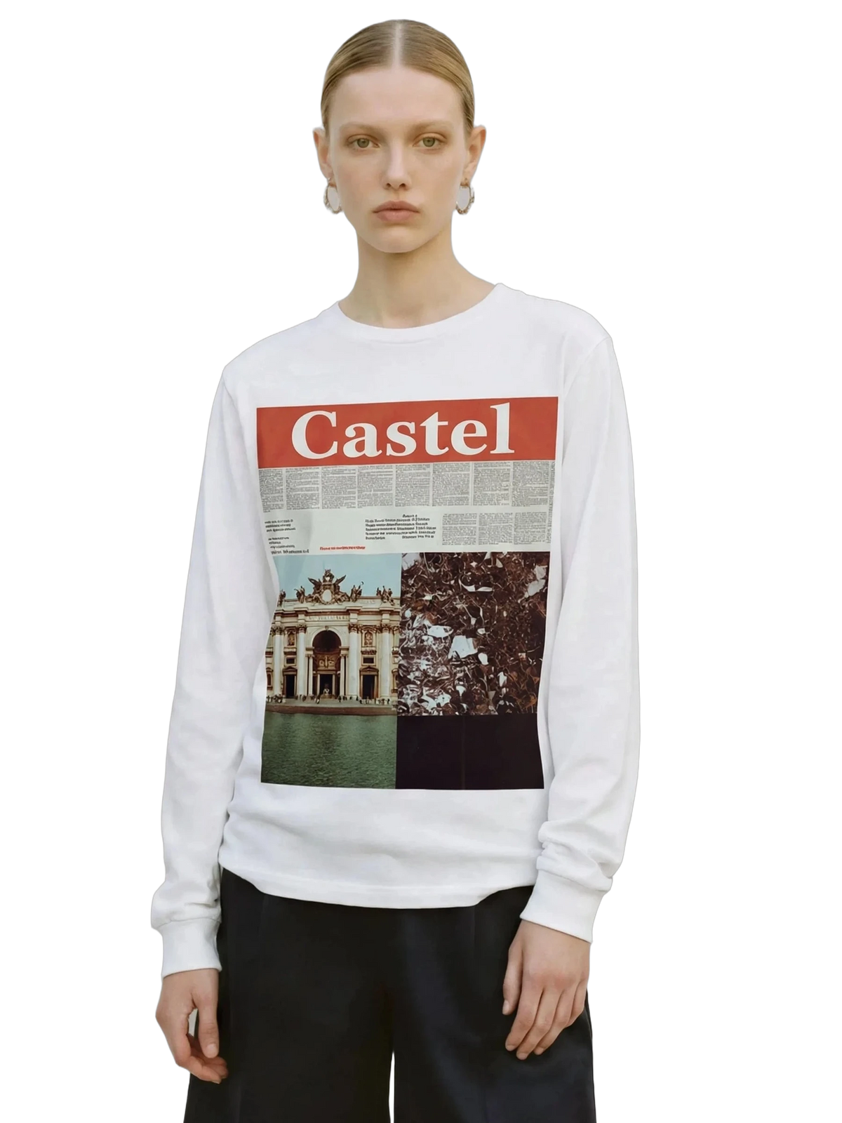Ars Longa Long Sleeve in white, women's cut