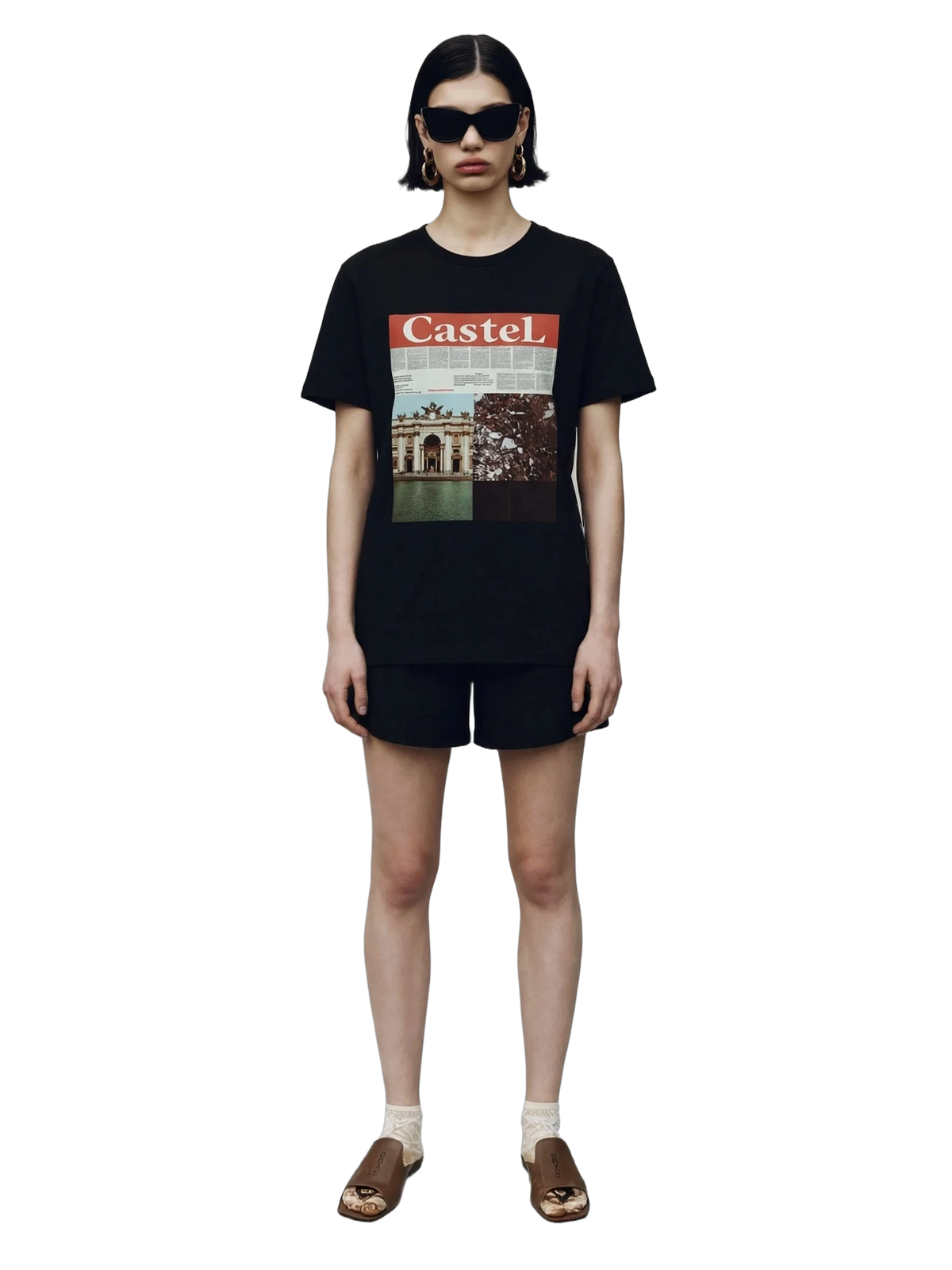 Ars Longa Tee in black, women's cut