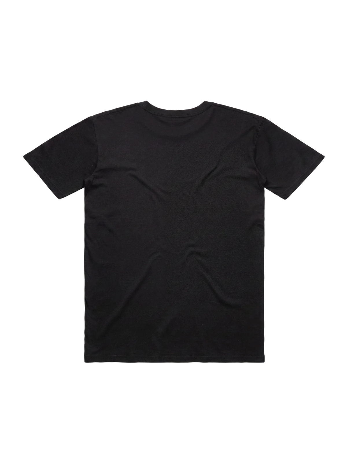 Ars Longa Tee in black, women's cut, flat lay