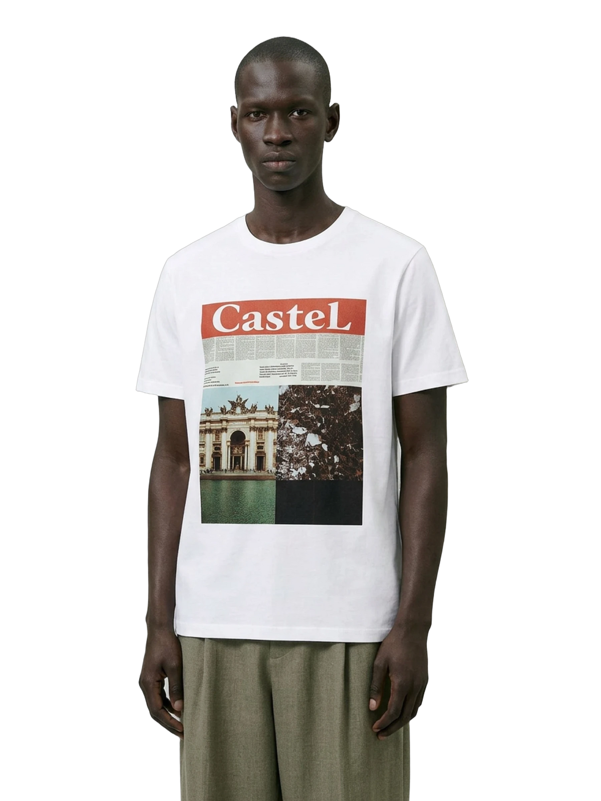 Ars Longa Tee in white, men's cut