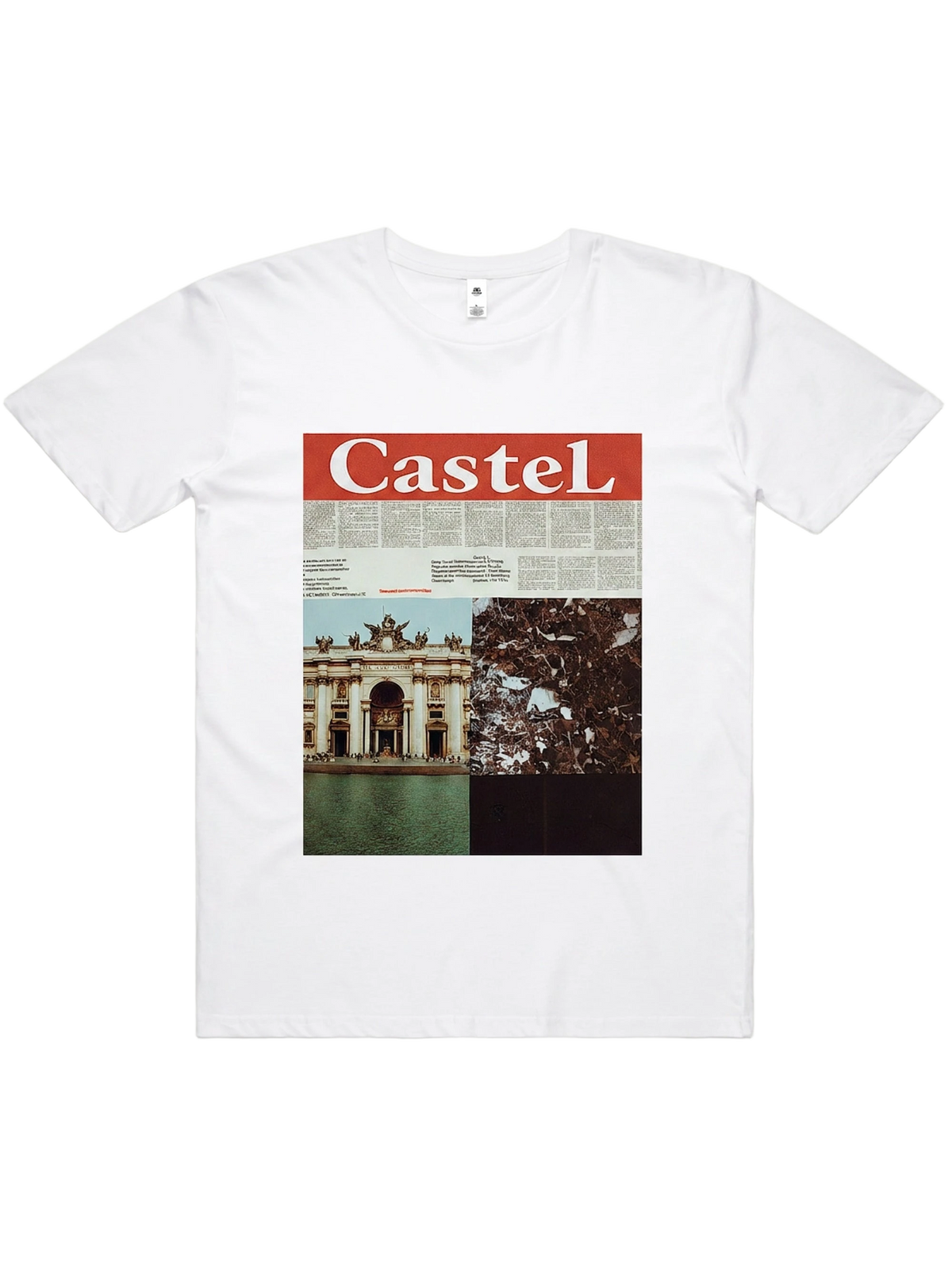 Ars Longa Tee in white, men's cut