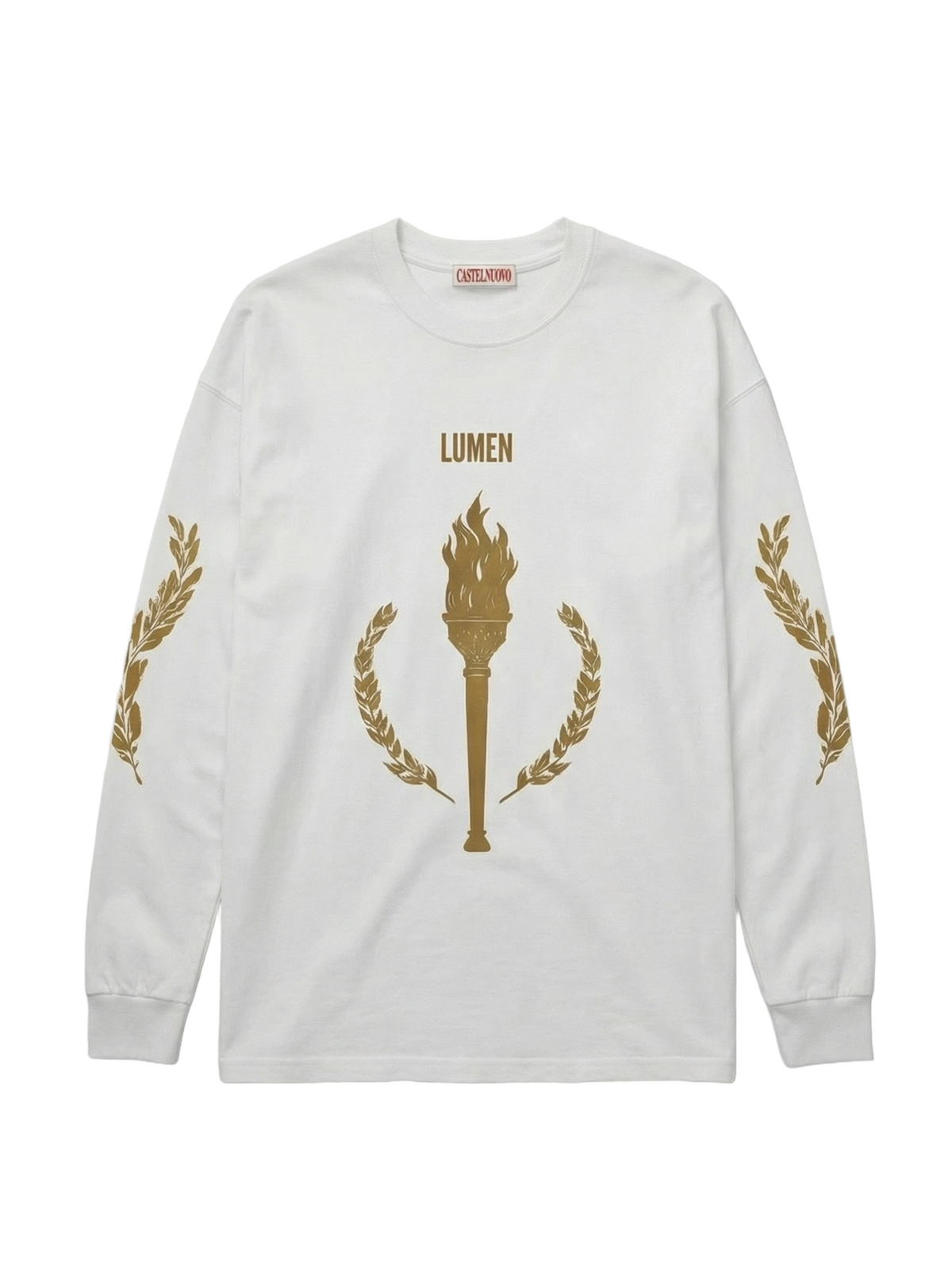 Aurea Longsleeve in white, men's cut