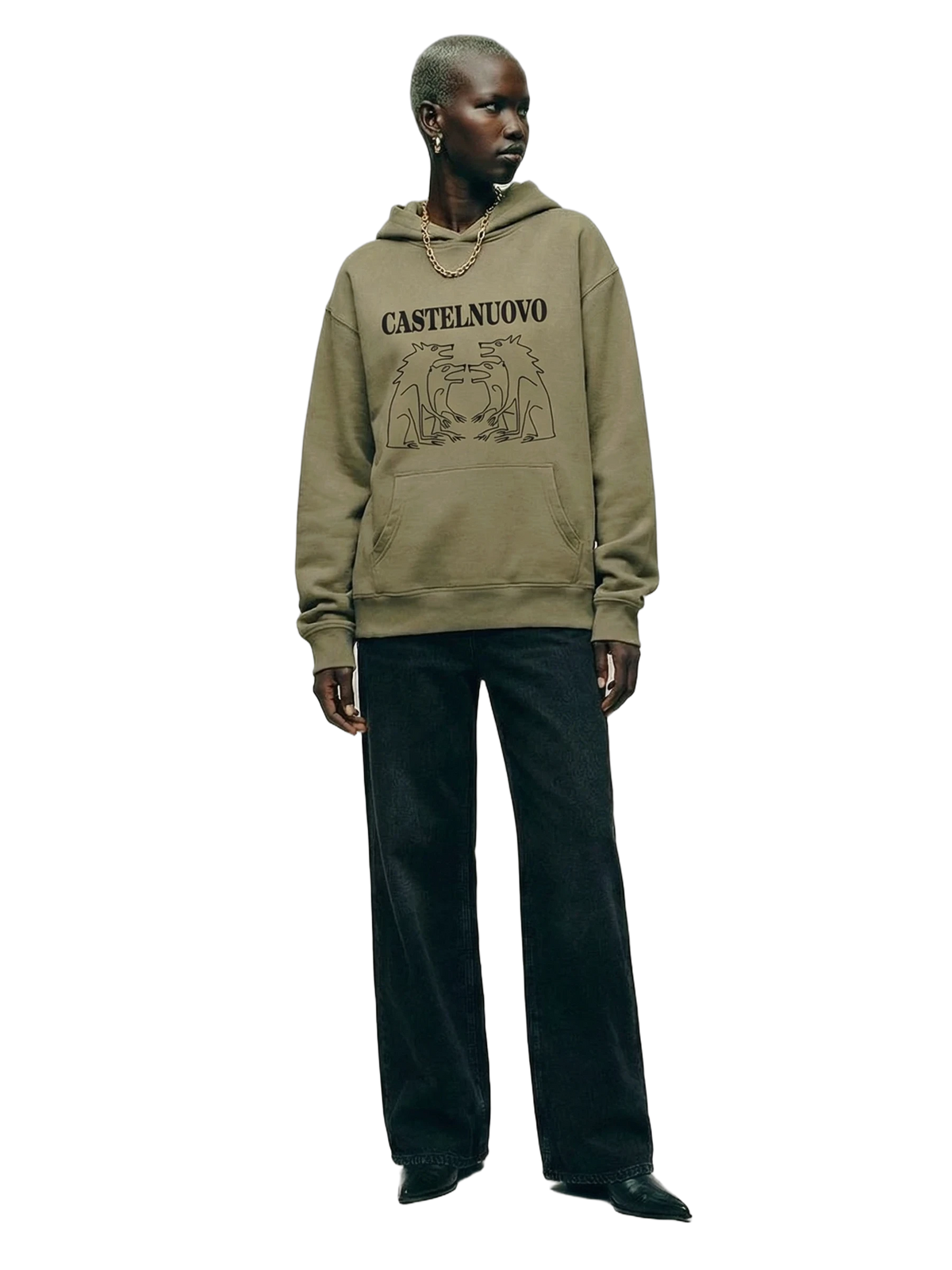 Bestia Hoodie in sand, women's cut