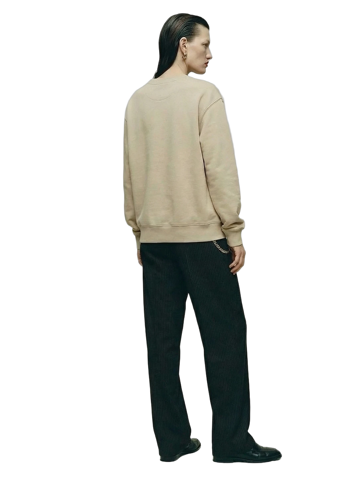 Bologna 1972 Crewneck in sand, women's cut