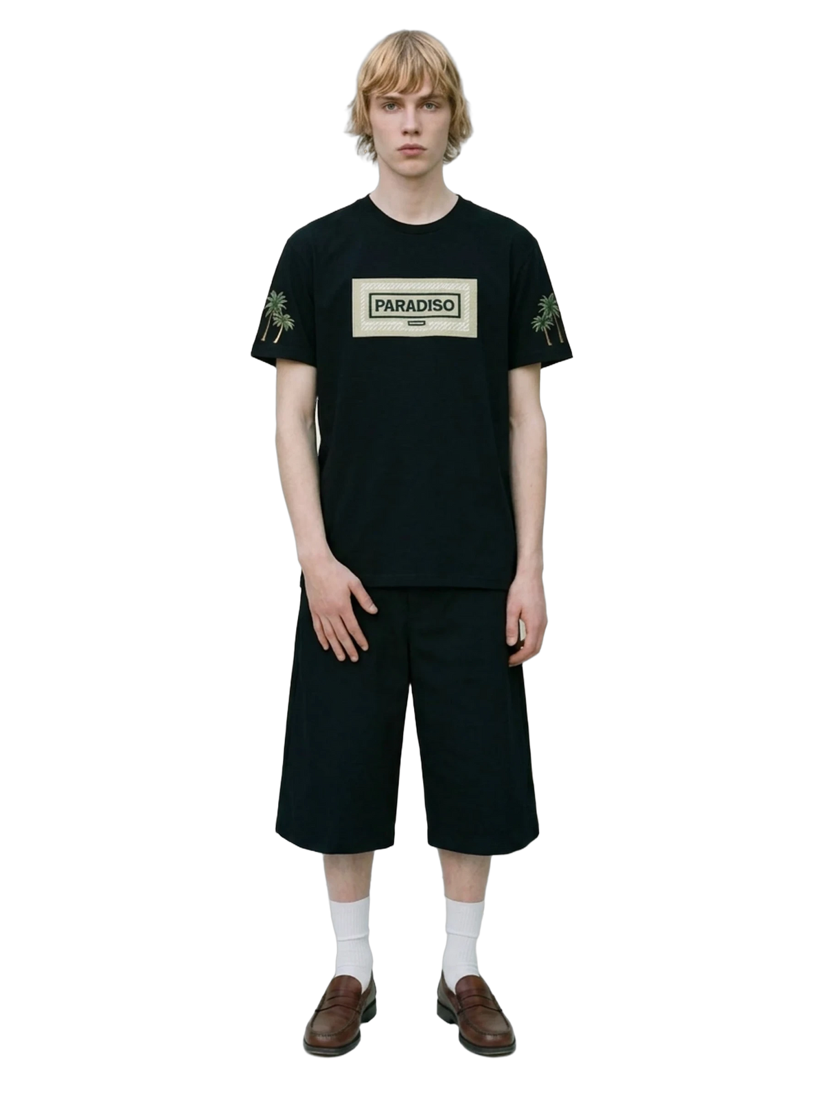 Campi Elysii Black Tee, men's cut