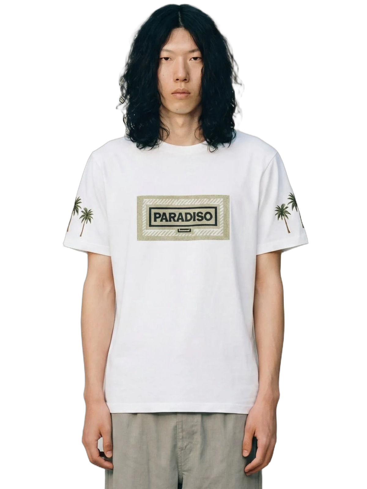 Campi Elysii Tee in white, men's cut