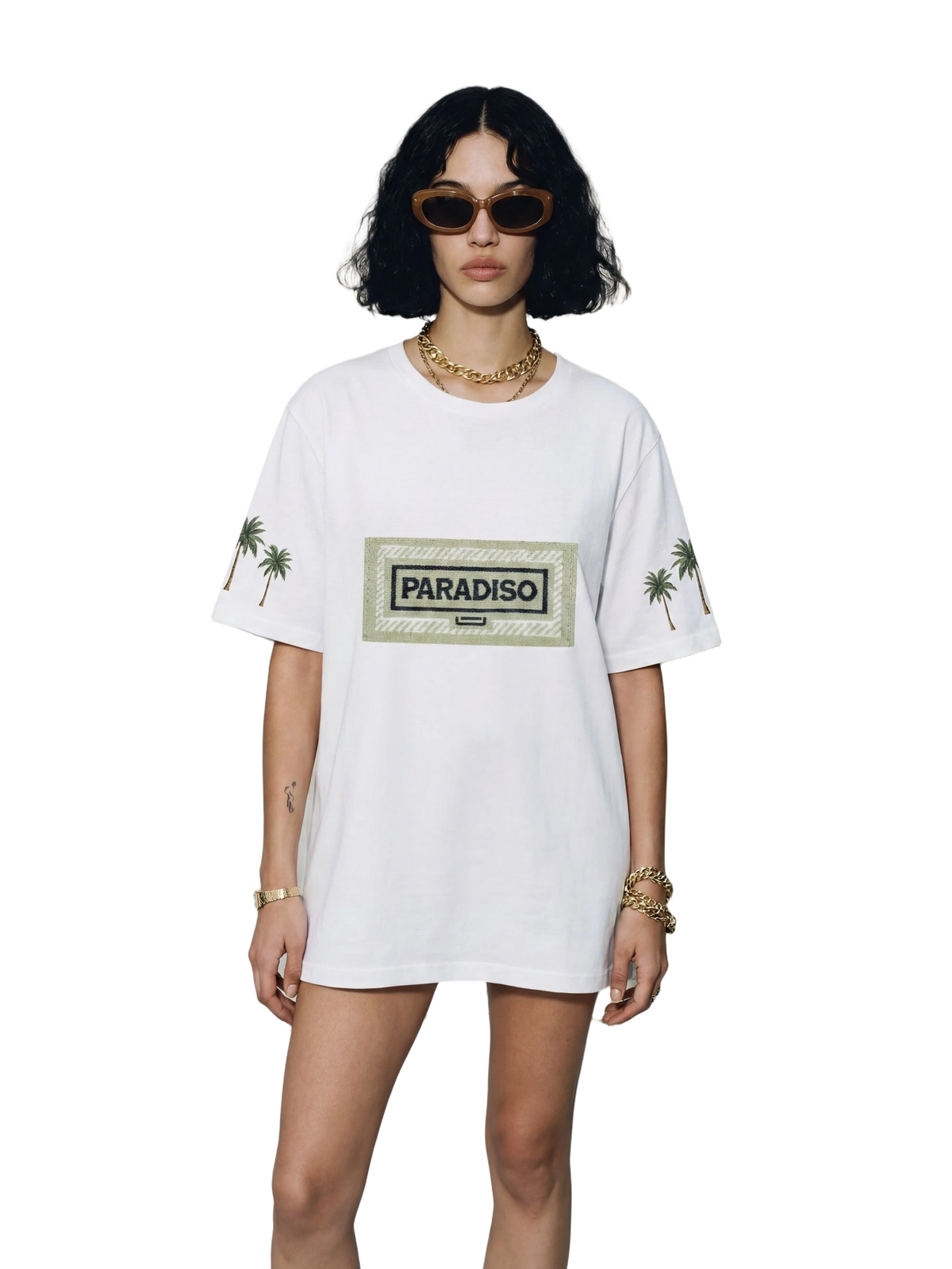 Campi Elysii Tee in white, women's cut