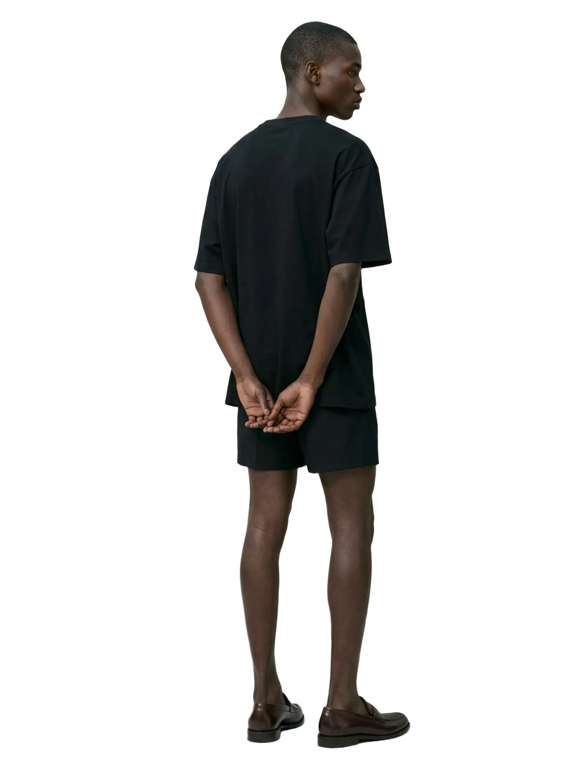 Castel Italia Tee in black, men's cut
