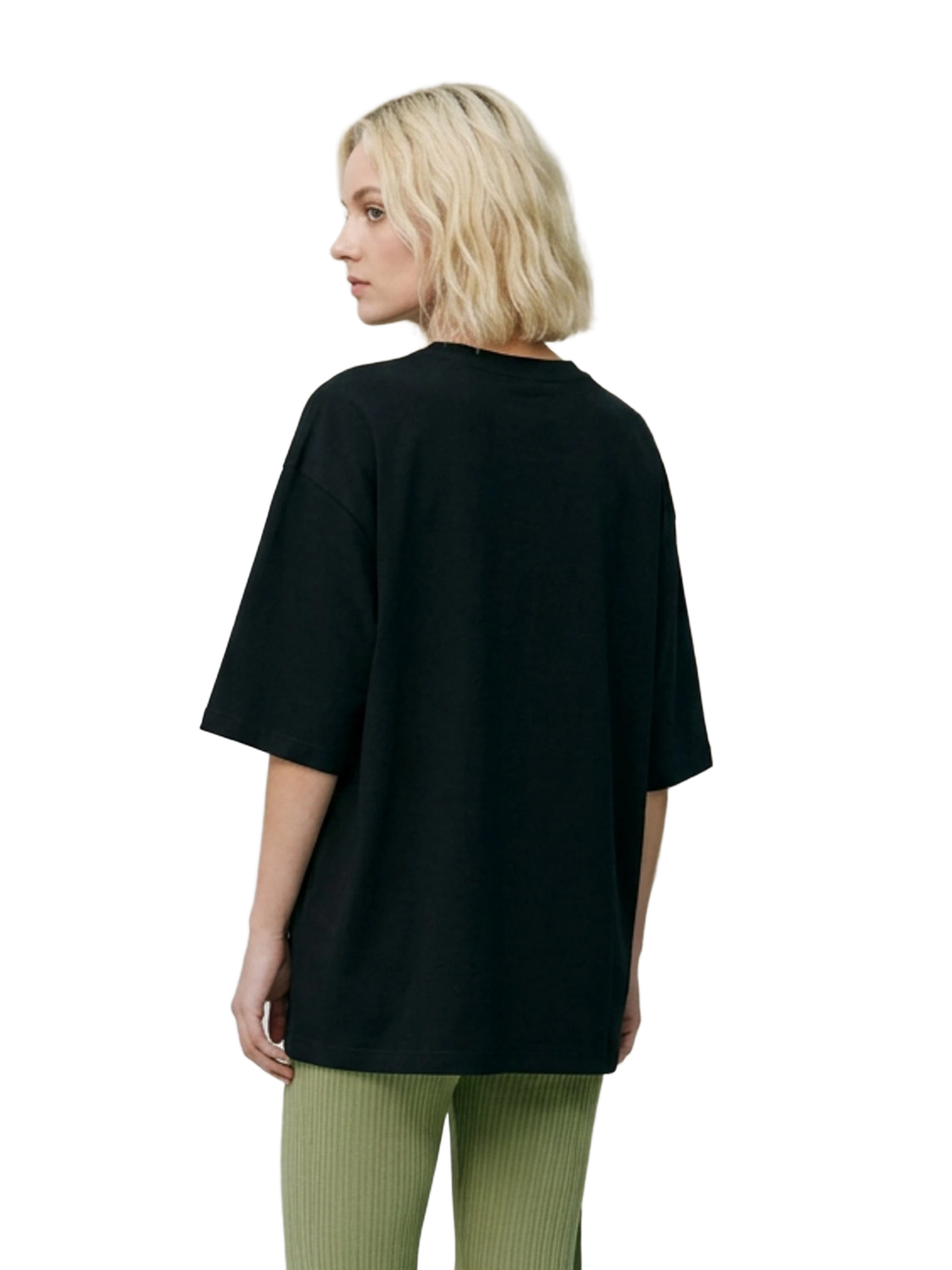 Castel Italia Tee in black, women's cut