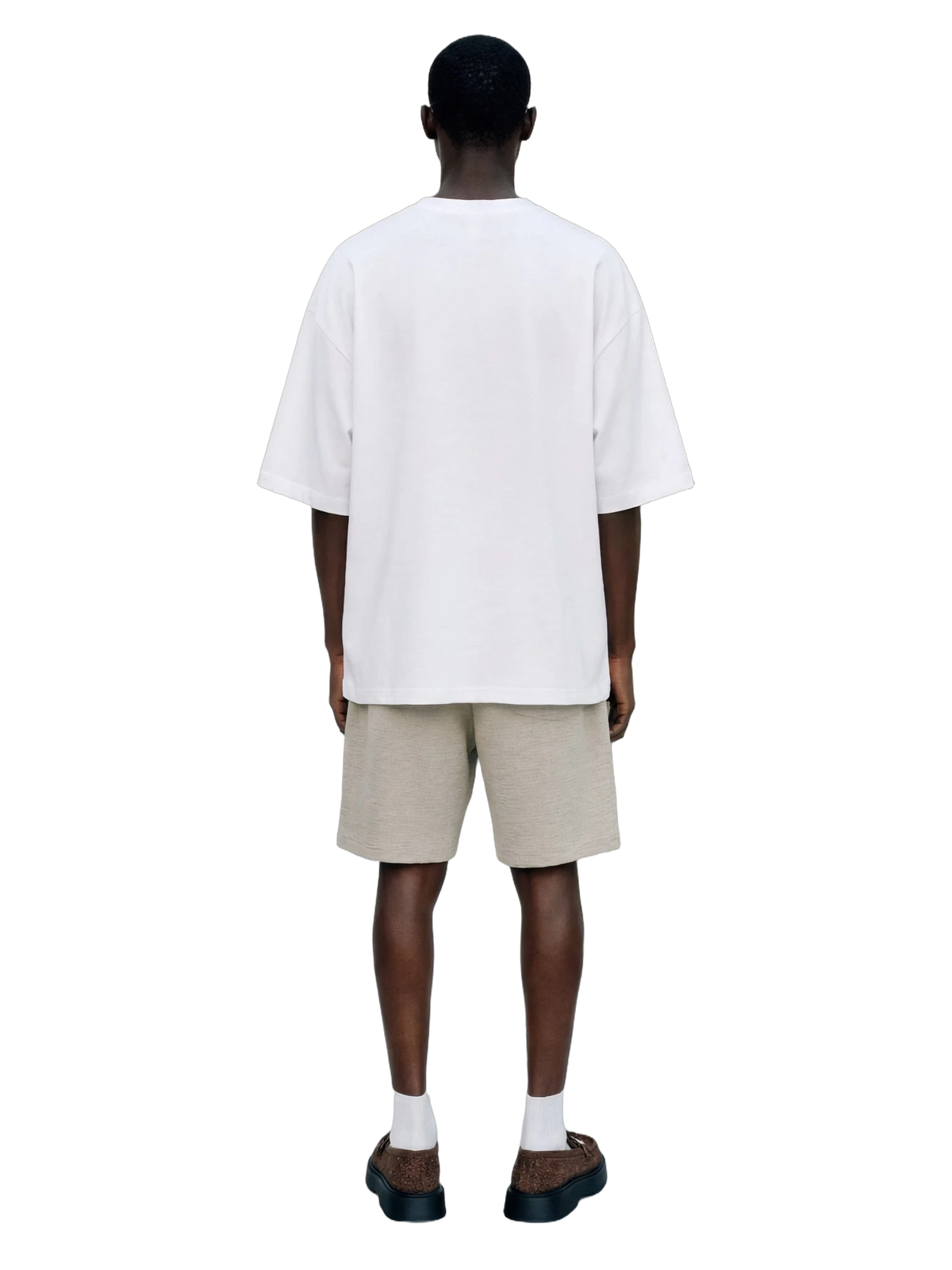 Castel Italia Tee in white, men's cut