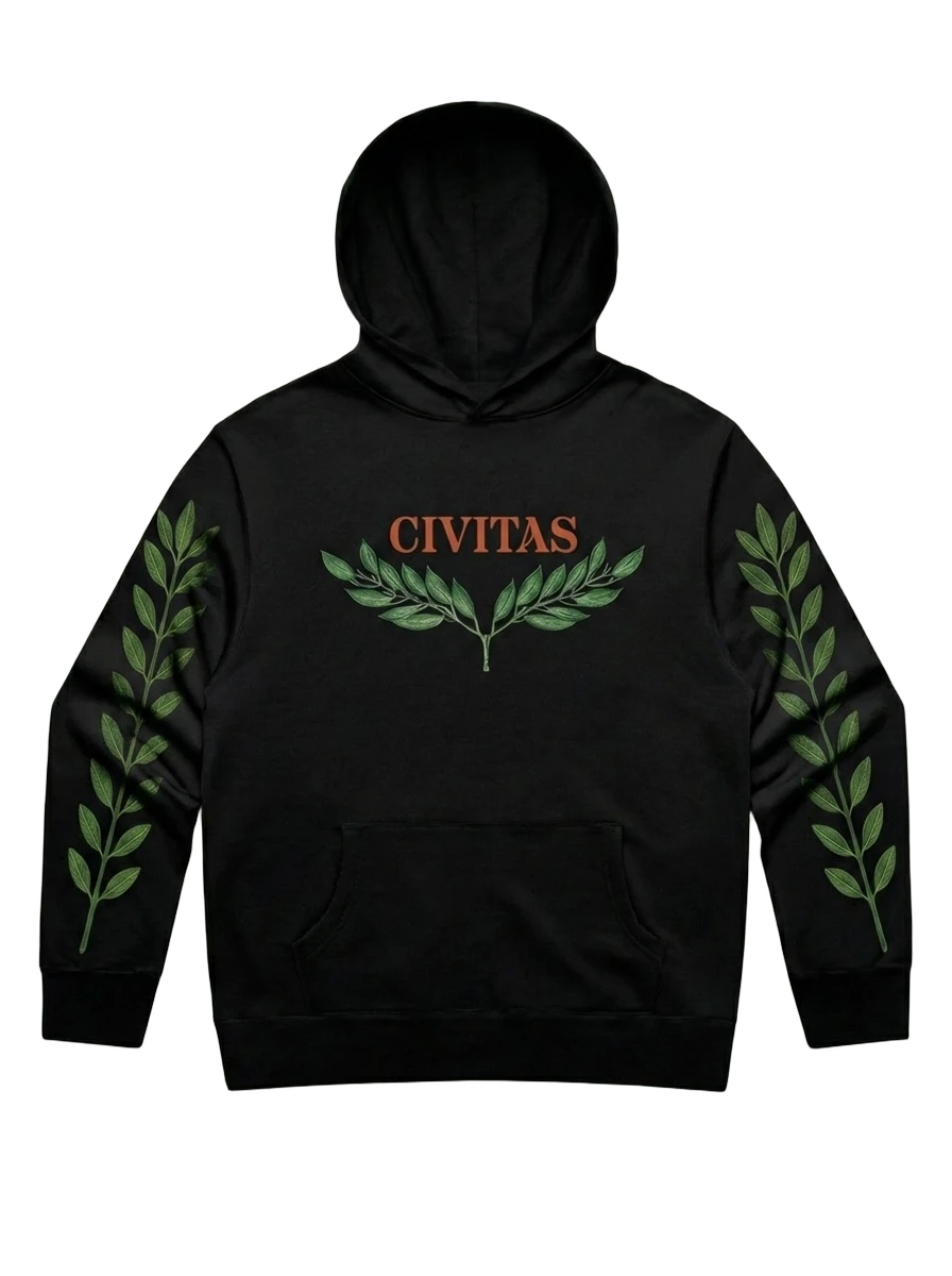 Civitas Hoodie in black, women's cut
