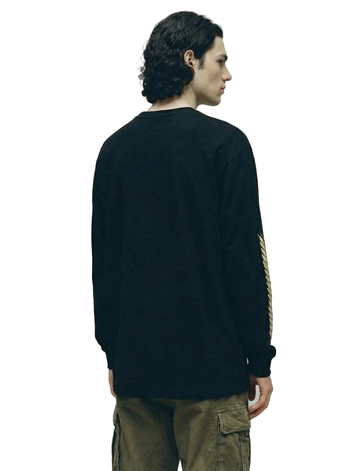 Civitas Longsleeve in black, men's cut
