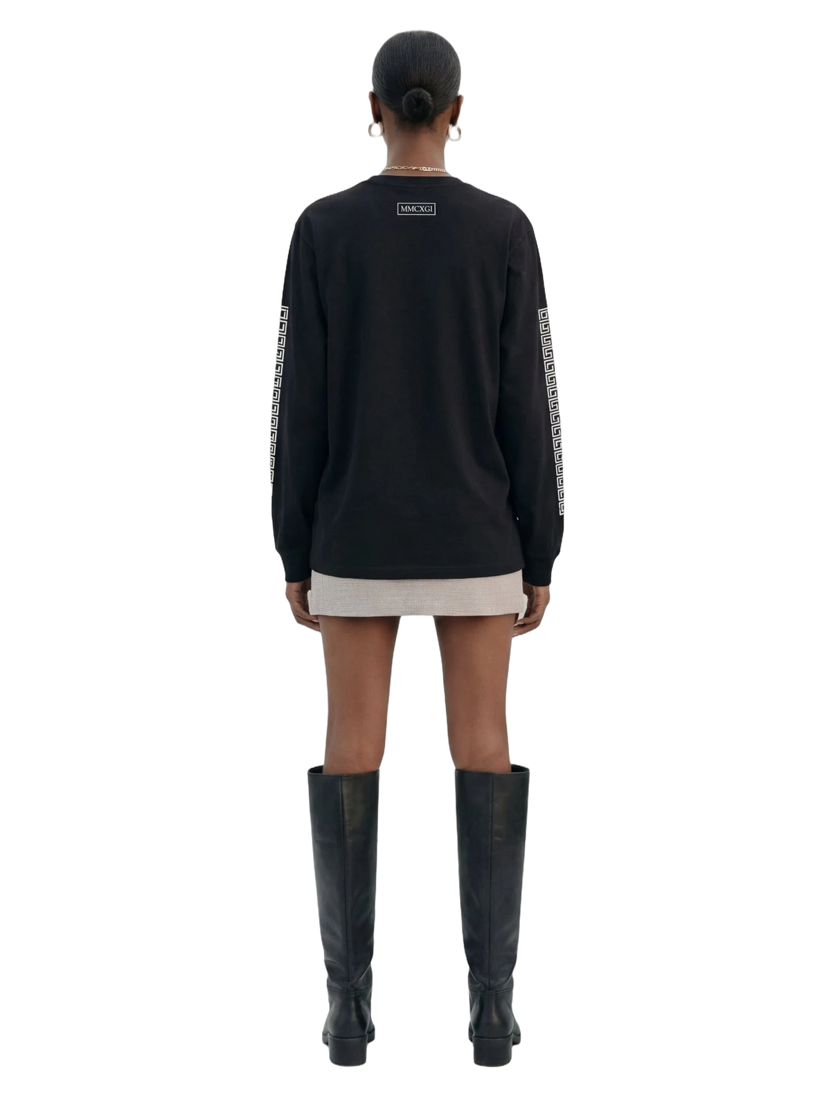 Colosseo Black Long Sleeve, women's cut