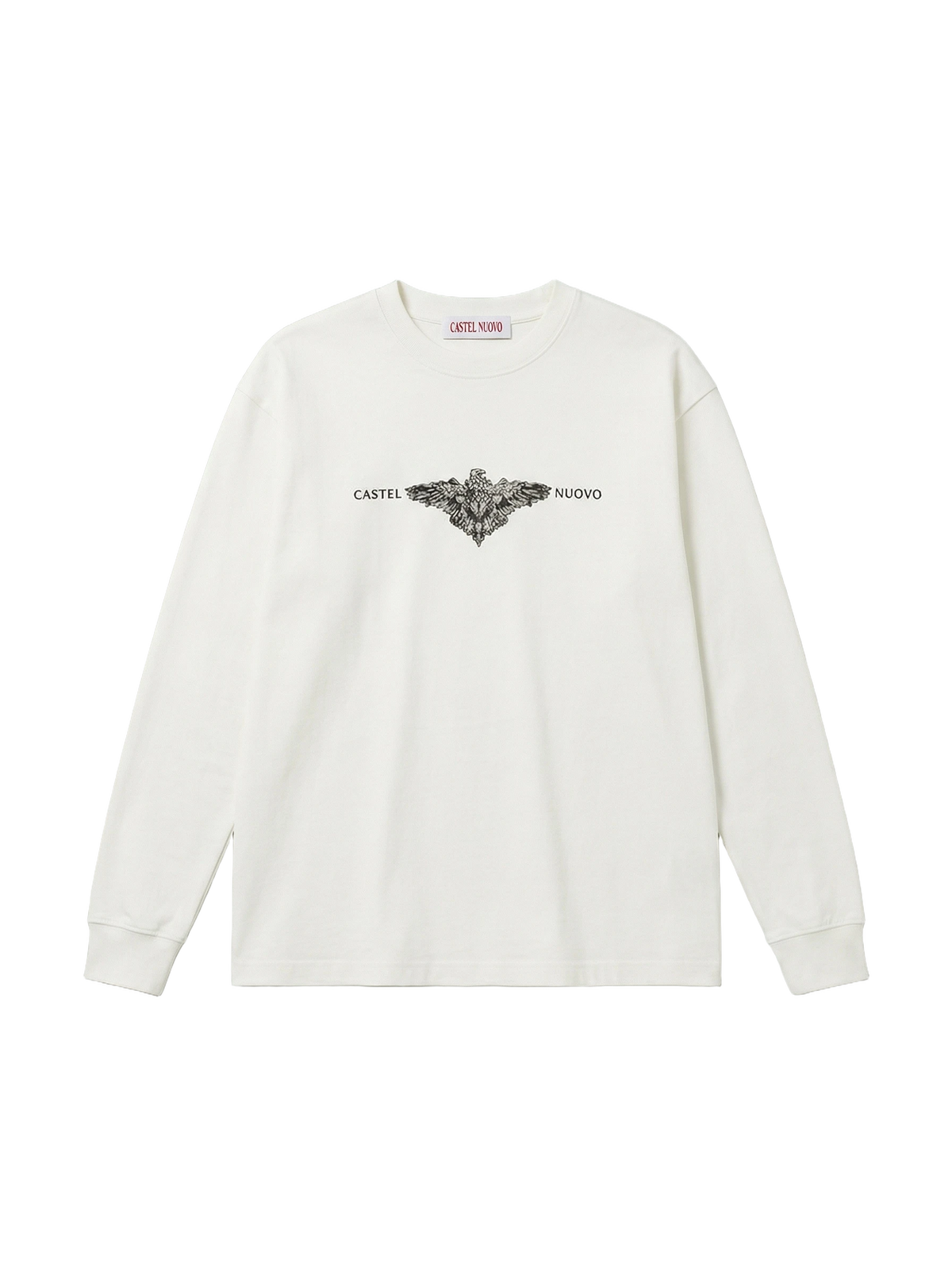 Cresta Longsleeve in white, men's cut
