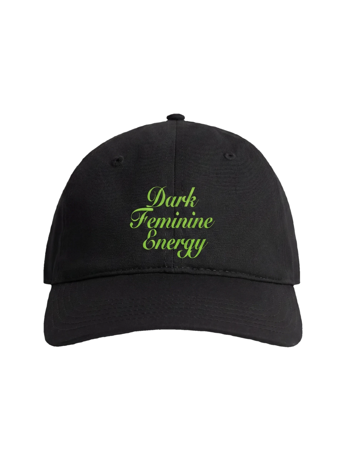 Dark Feminine Character Cap in black