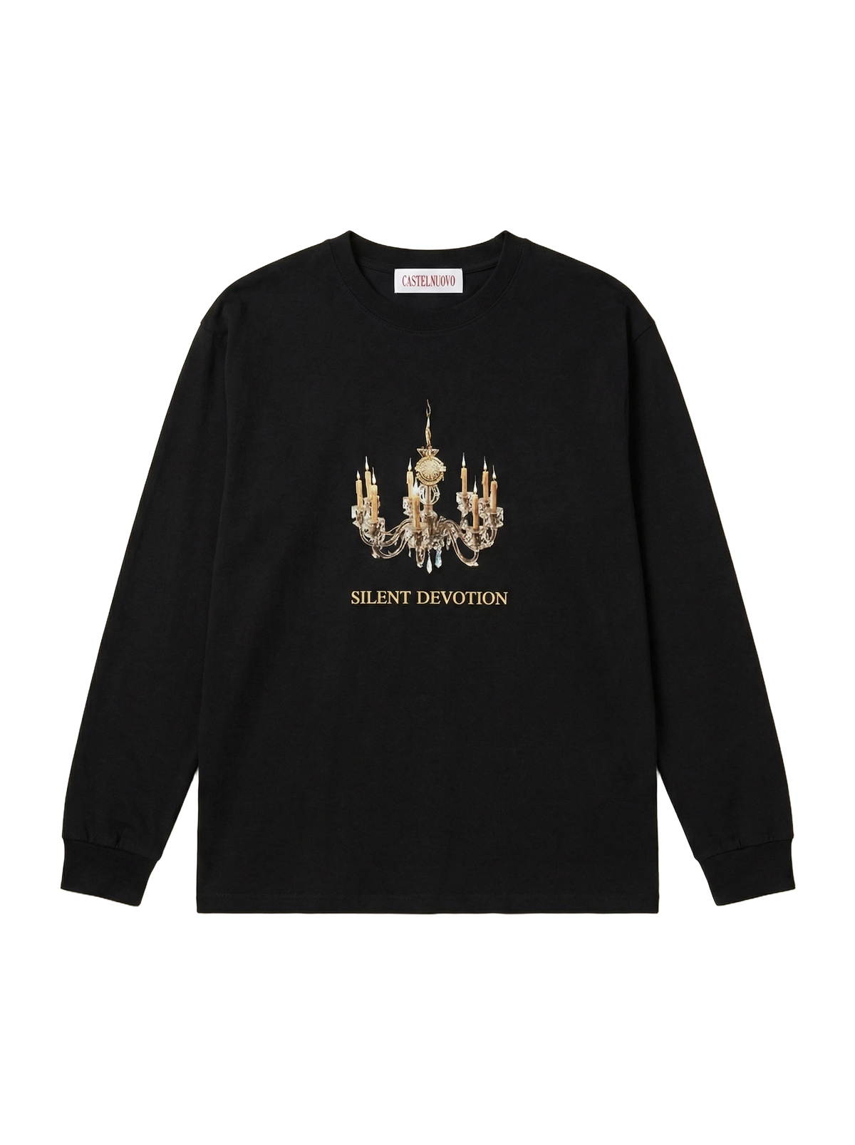 Devotio Longsleeve in black, men's cut