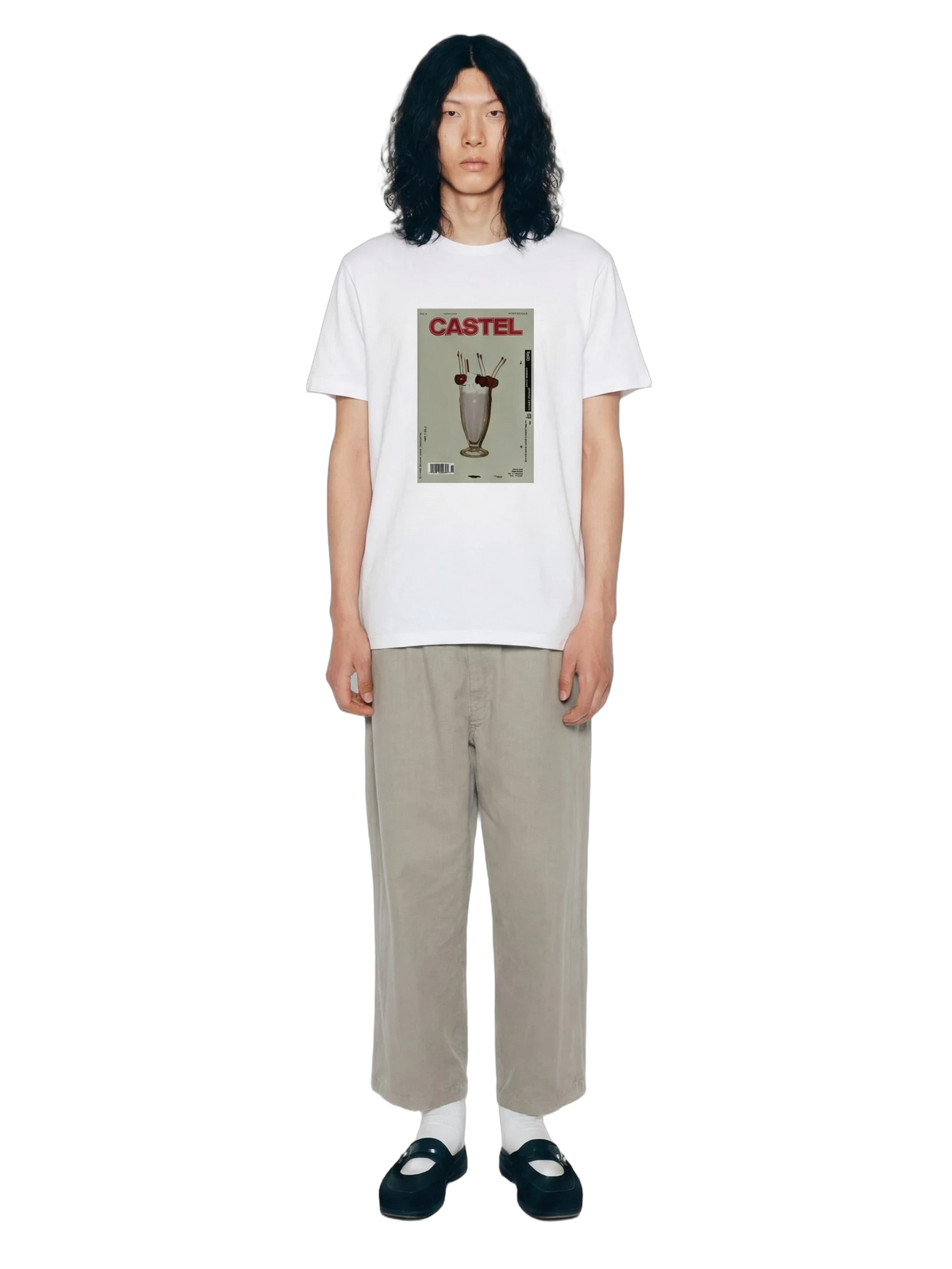 Dolce Tee in white, men's cut