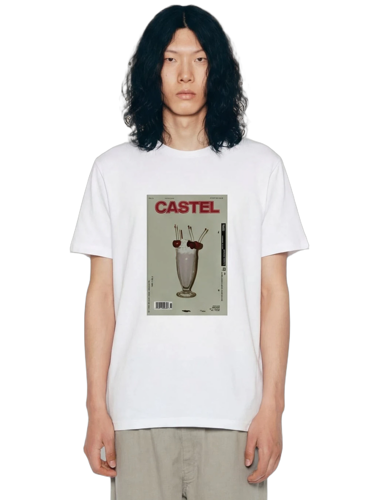 Dolce Tee in white, men's cut