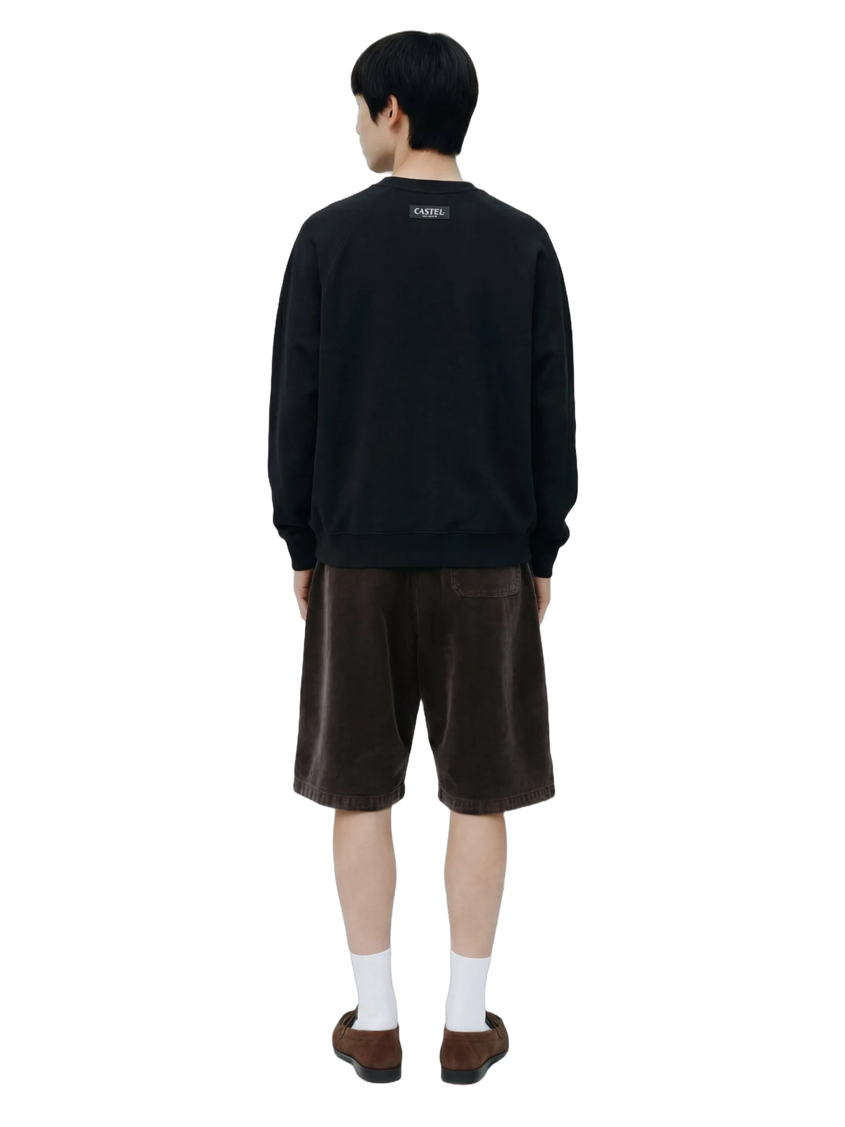 Domani Sweatshirt in black, men's cut