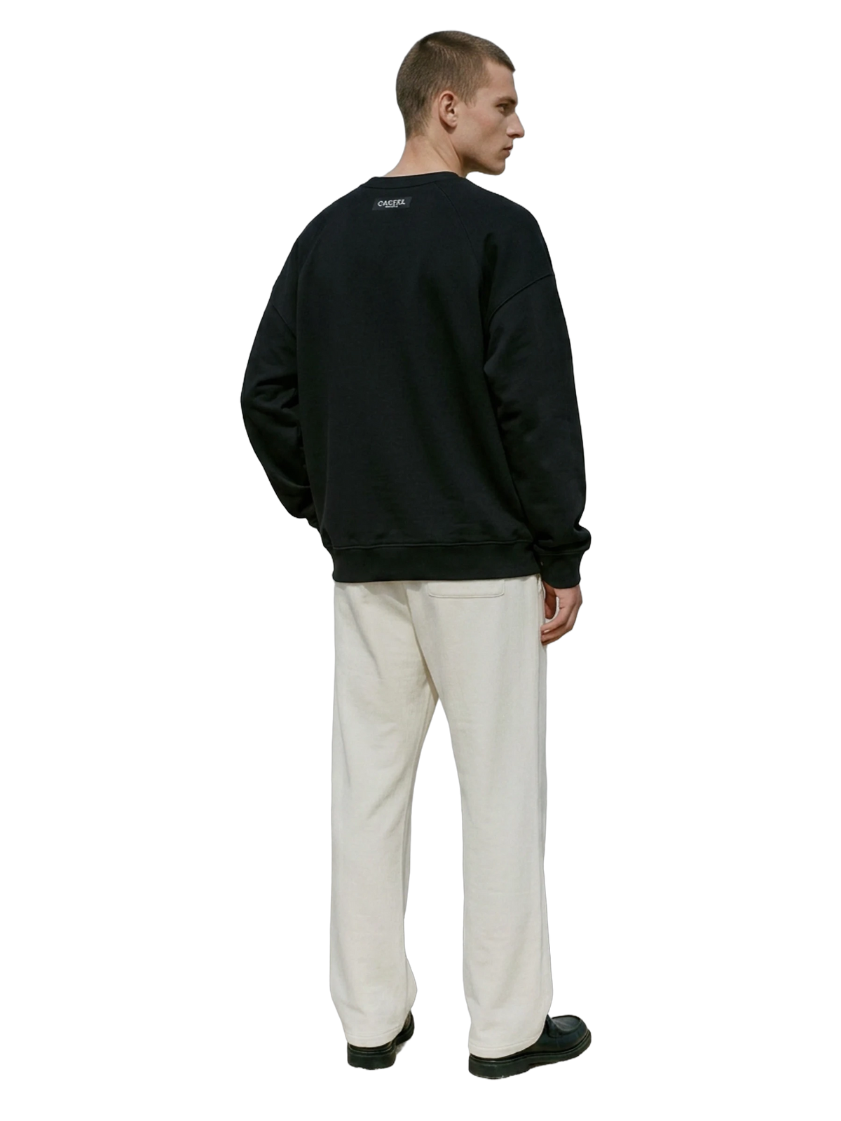 Domani Sweatshirt in black, men's cut