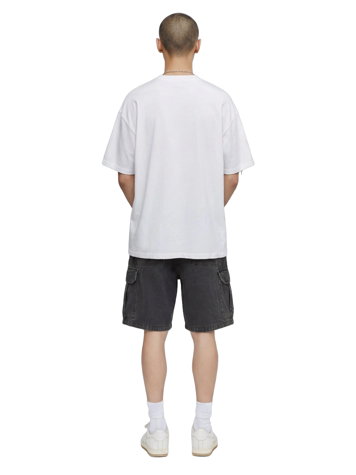 Domani Tee in white, men's cut