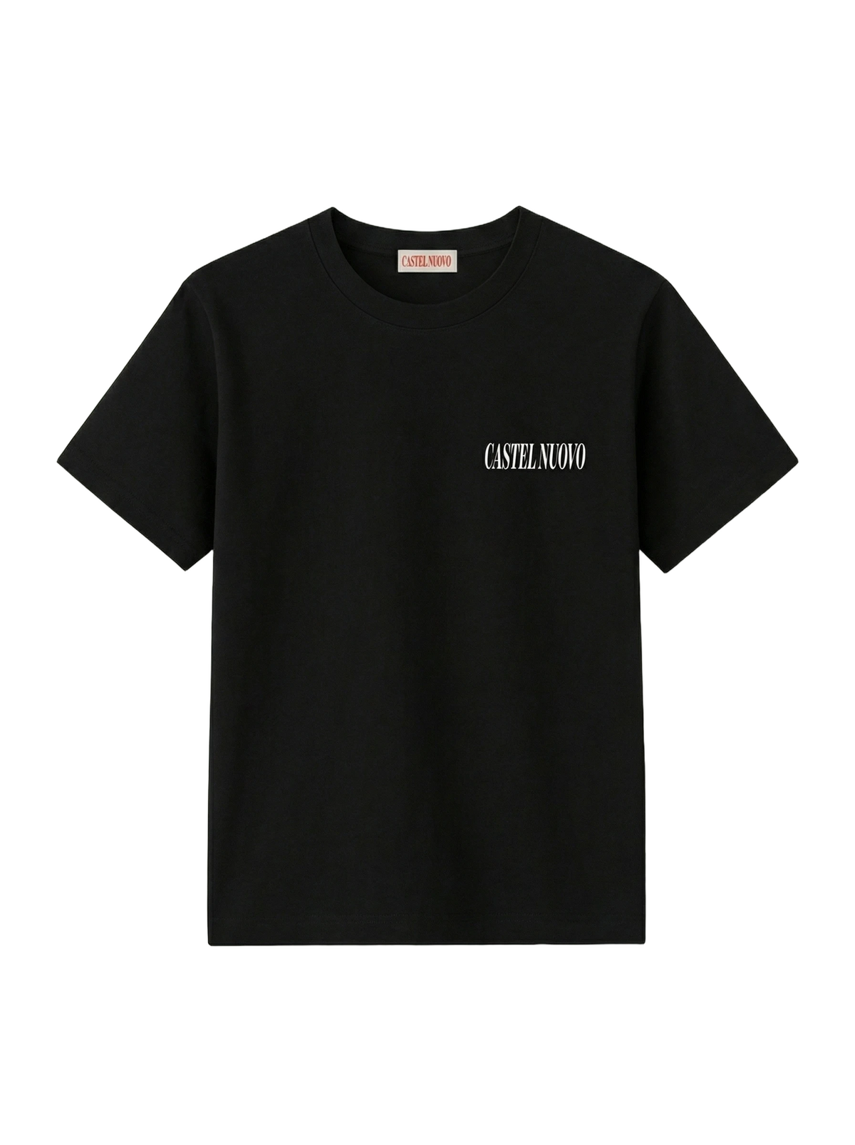 Mirror Tee in black, women's cut