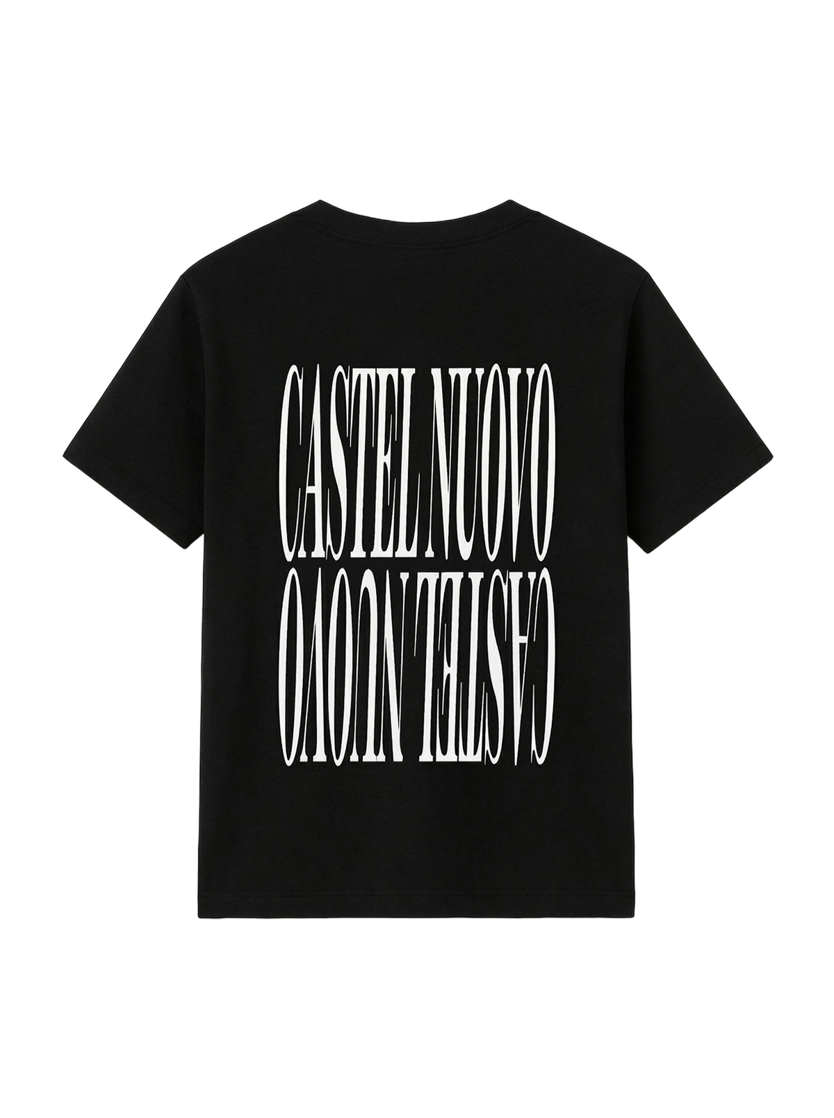 Mirror Tee in black, women's cut