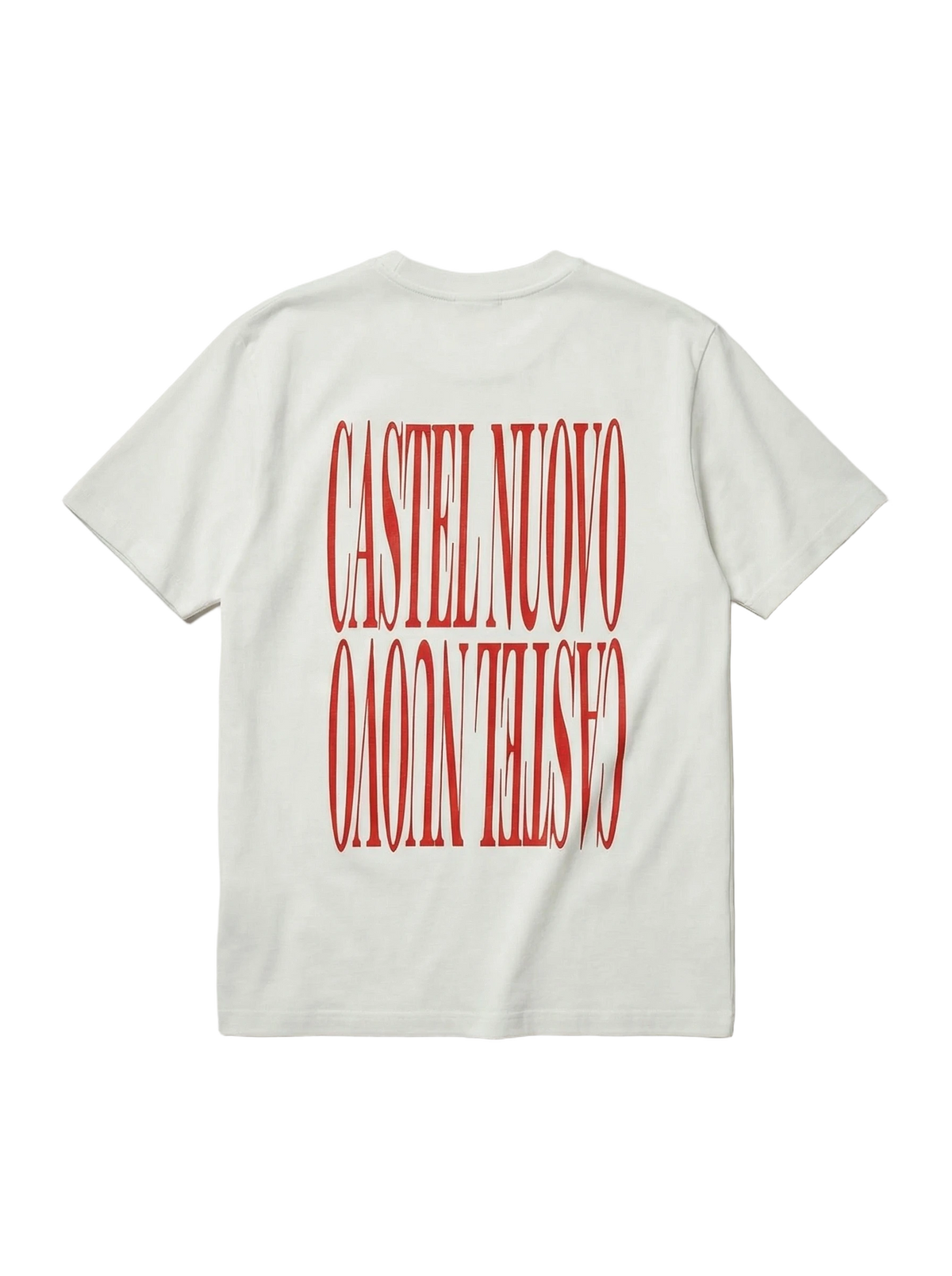Mirror Tee in white, women's cut