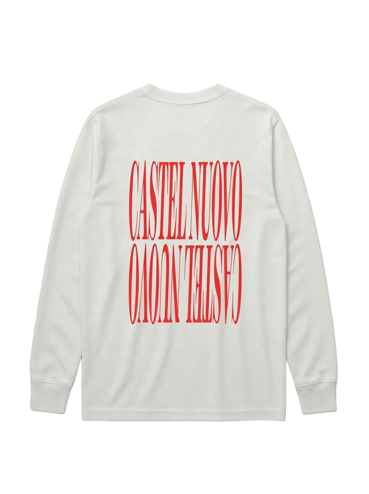Mirror Longsleeve in white, men's cut