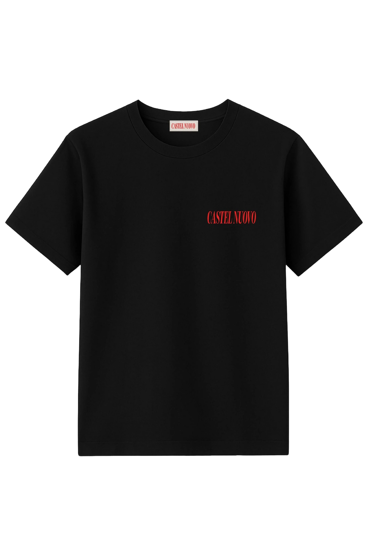 Mirror Tee in black, men's cut