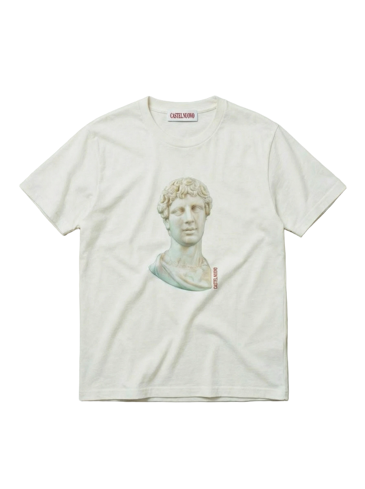 Effigy Tee in white, men's cut
