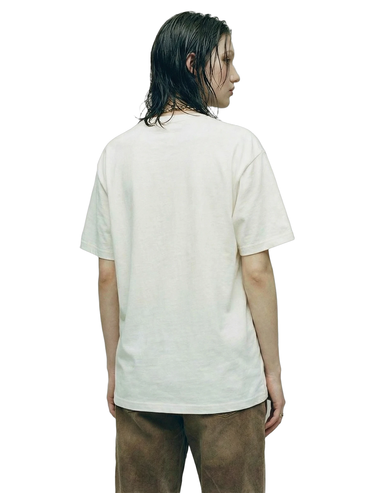Effigy Tee in white, women's cut
