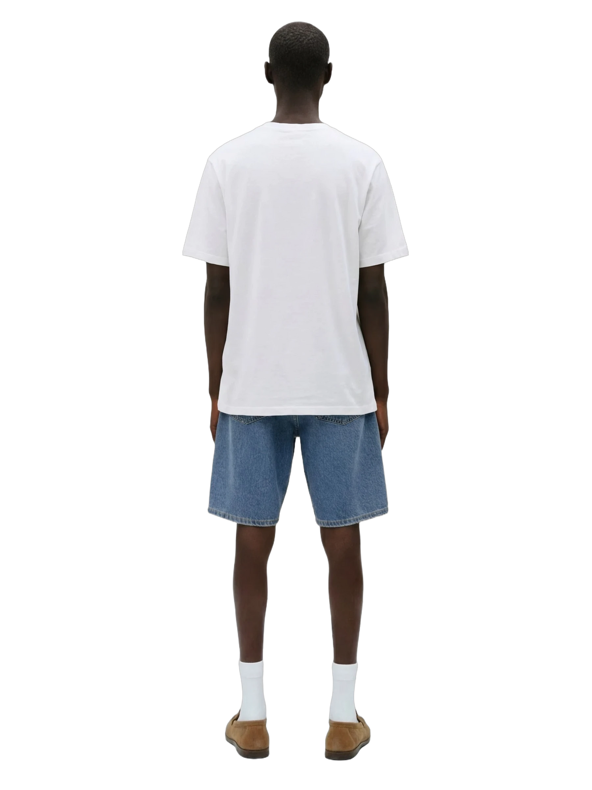 Elsewhere Tee in white, men's cut