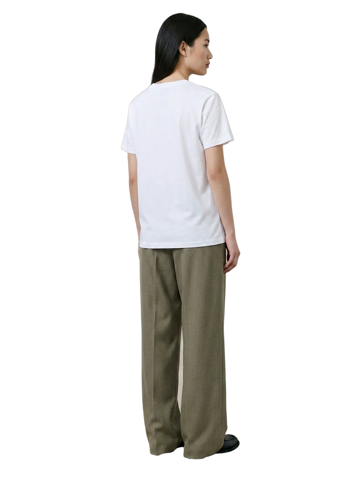 Elsewhere Tee in white, women's cut