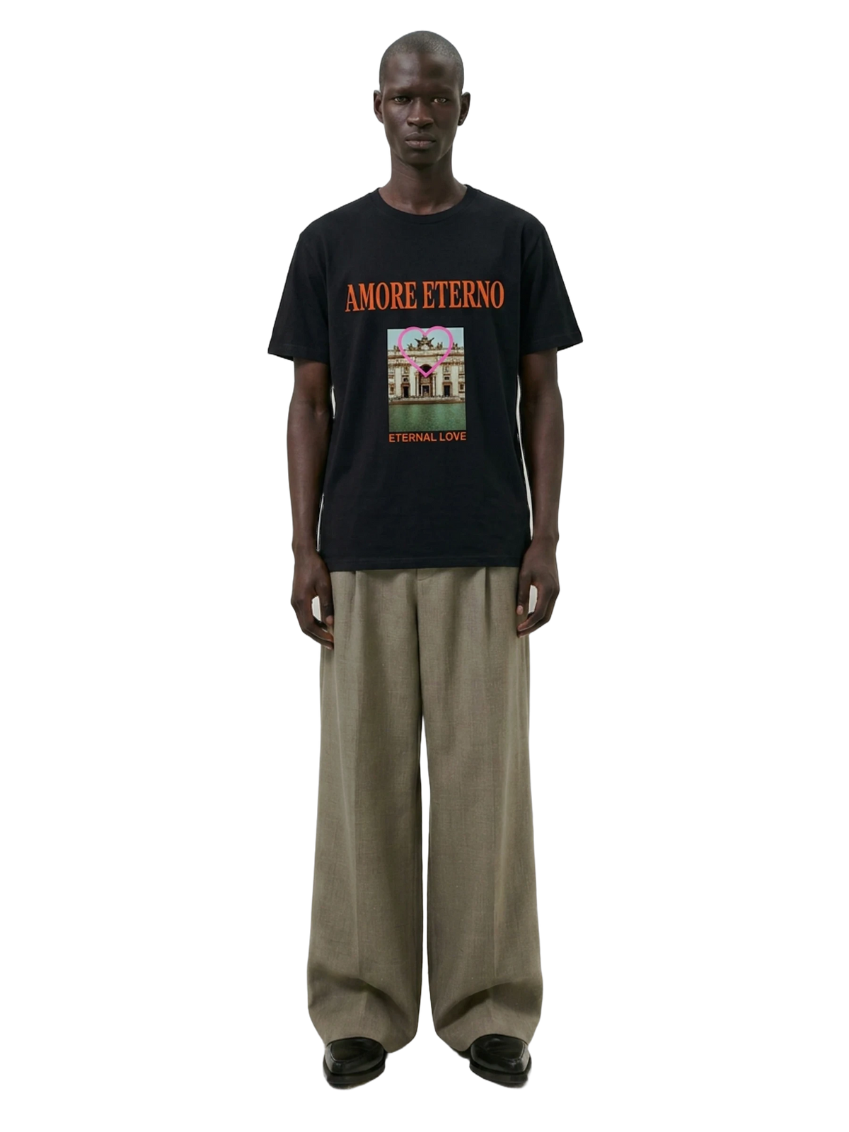 Eternity Club Tee in black, men's cut