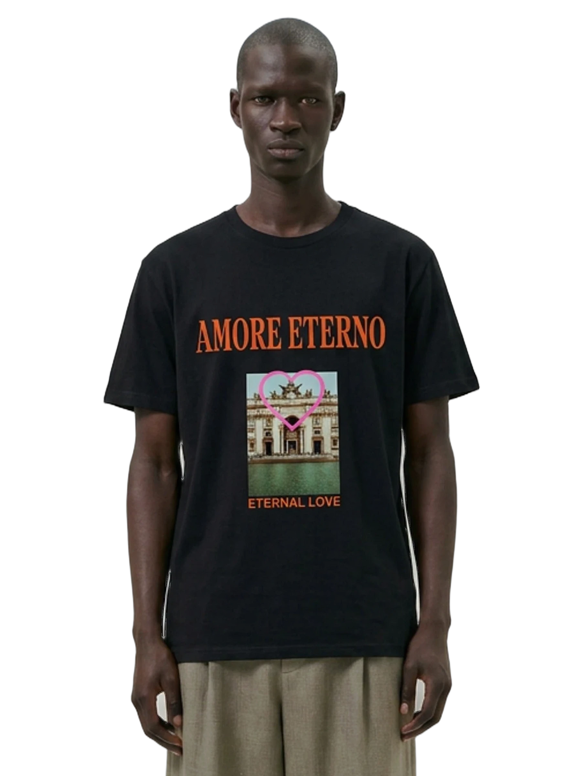 Eternity Club Tee in black, men's cut