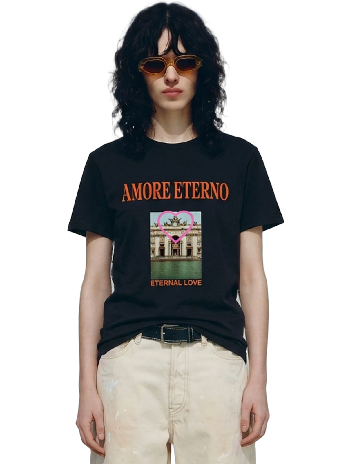 Eternity Club Tee in black, women's cut