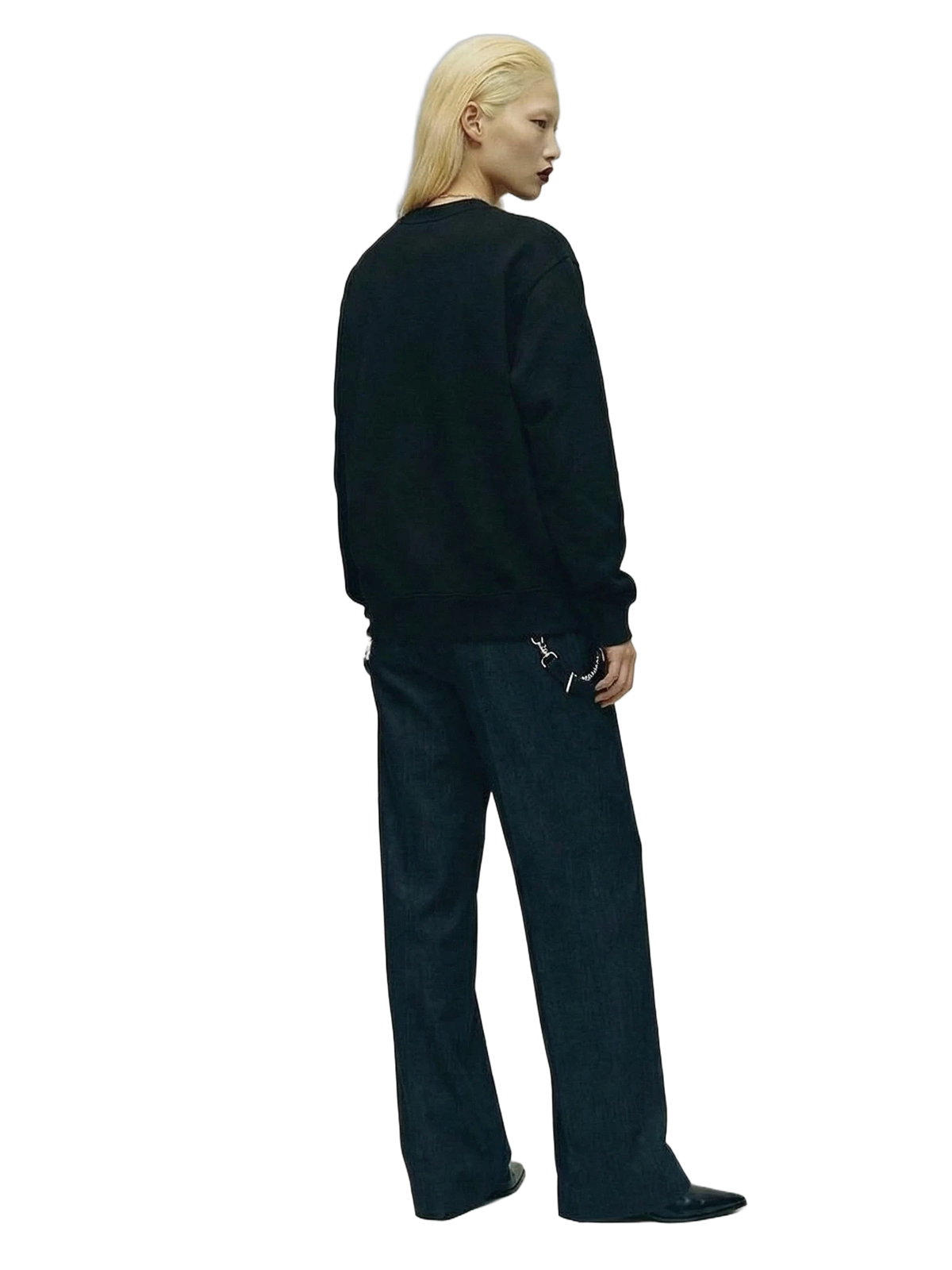 Fortezza Crewneck in black, women's cut