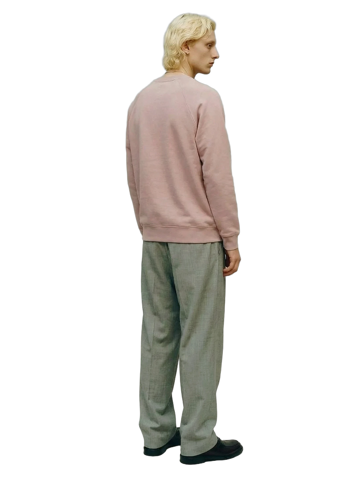Fresco Crewneck in light pink, men's cut