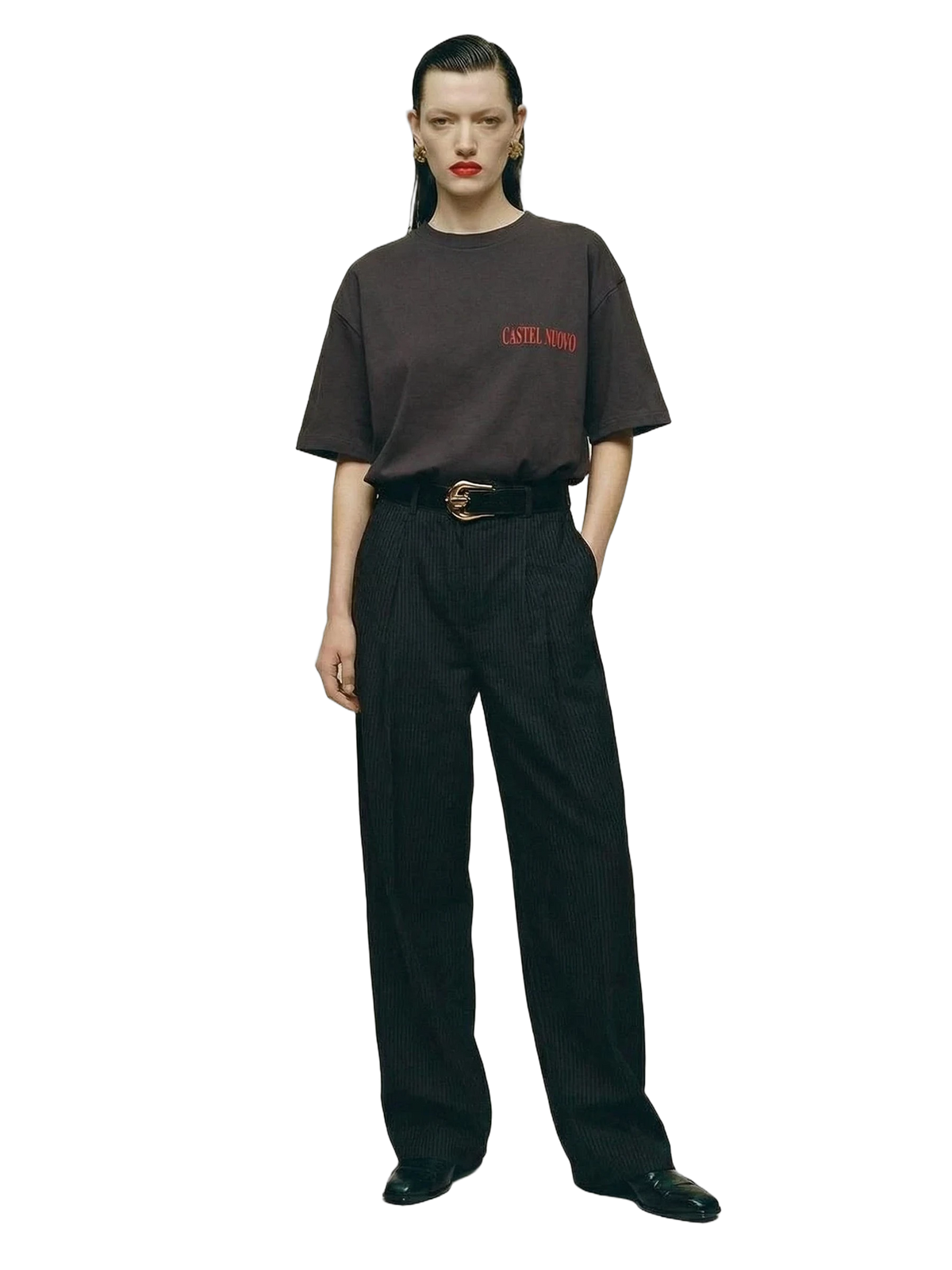 Grape Tee in plum, women's cut